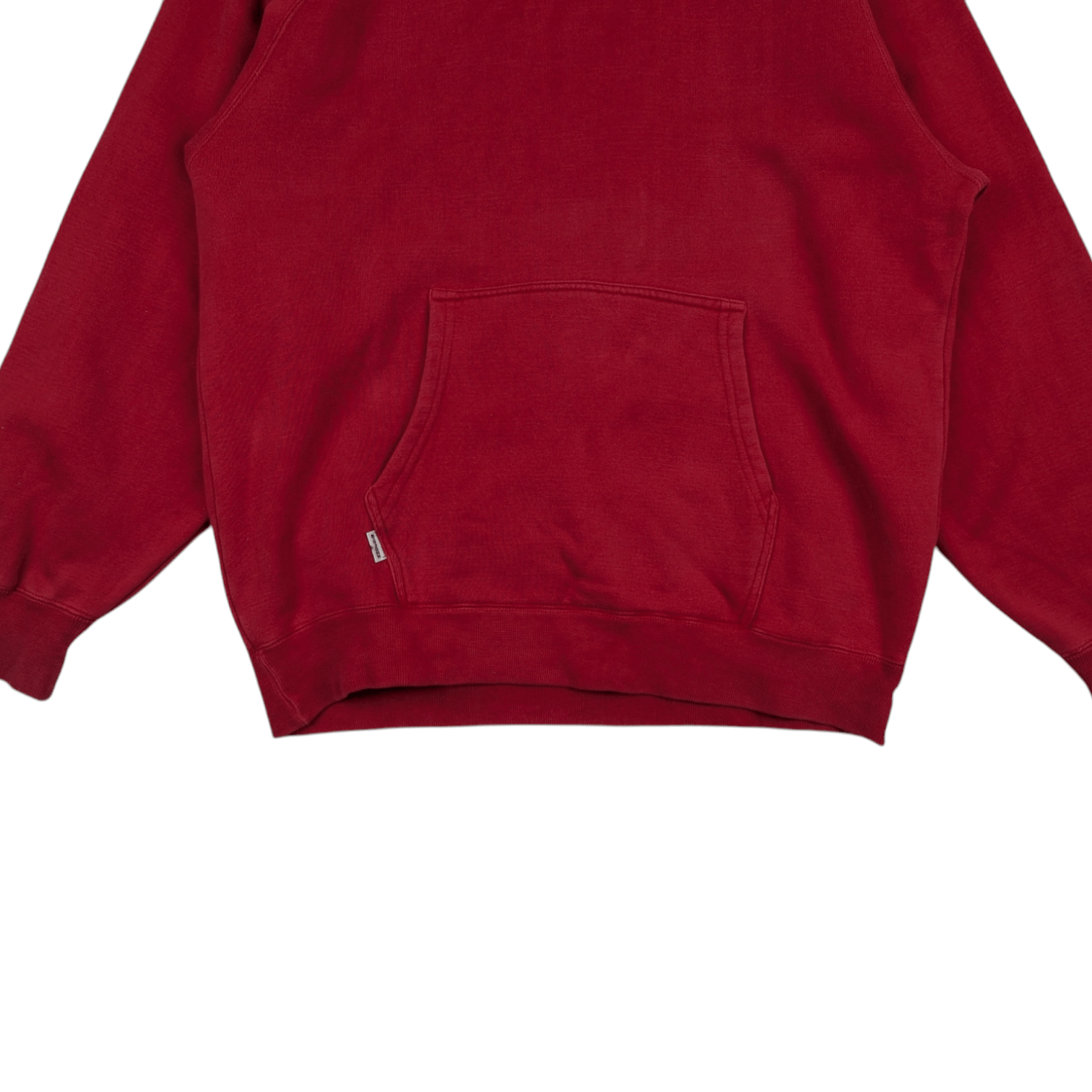 Big John Vintage 90's BIG JOHN Japan Orange Plain Hoodie Sweatshirt Size US S / EU 44-46 / 1 - 6 Thumbnail
