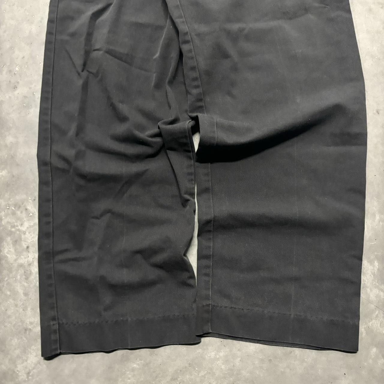 Japanese Brand × Vintage Crazy Vintage Y2K/2000s Grunge Faded Black Skater Workwear Cargo Pants! Size US 31 - 6 Thumbnail