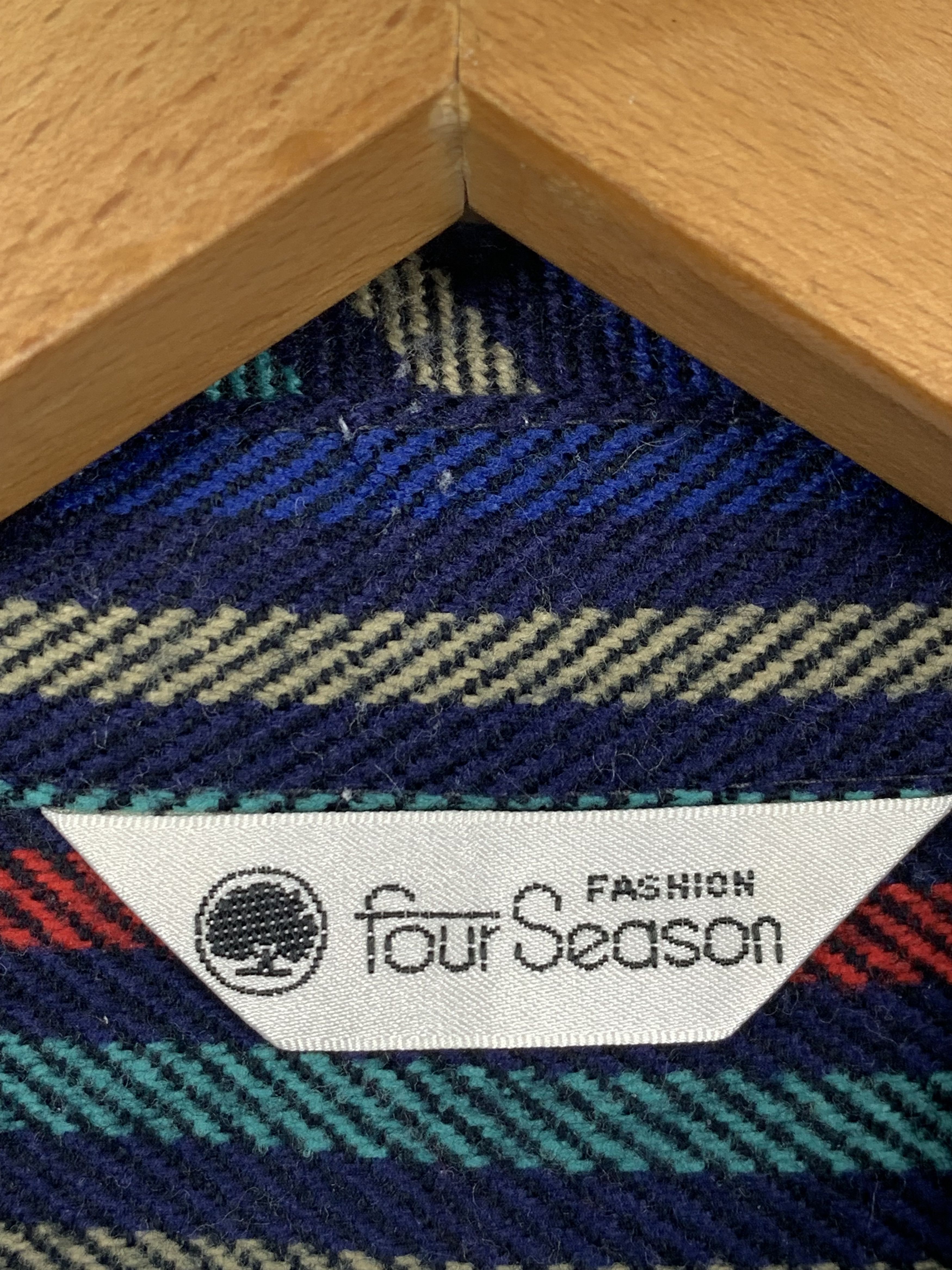 Vintage Vintage Multicolour Striped Double Pocket Shirt J1177 Size US L / EU 52-54 / 3 - 5 Thumbnail