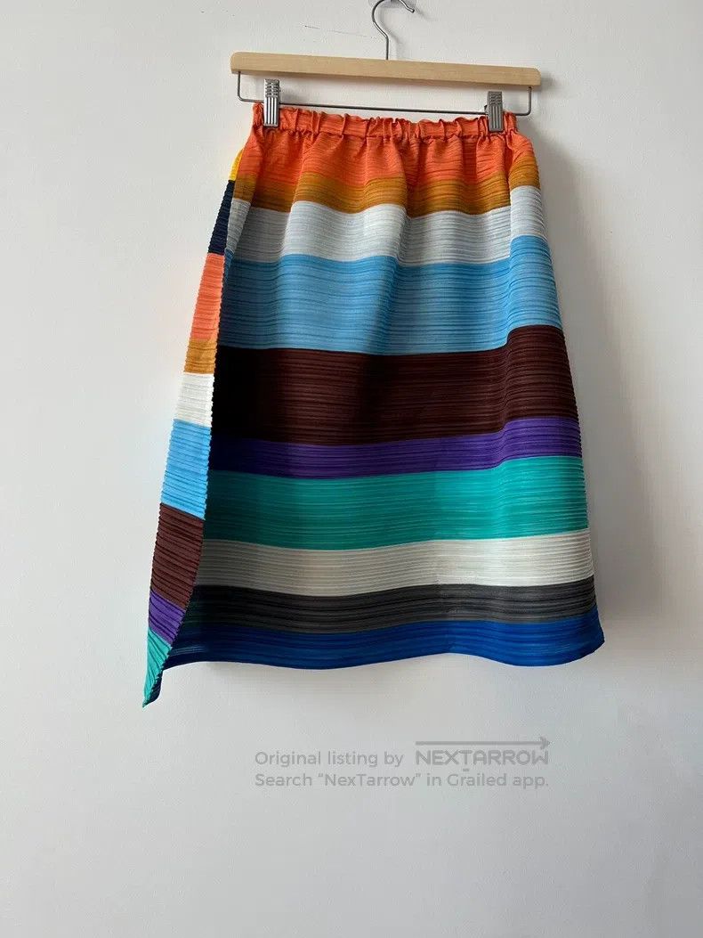 Issey Miyake Issey Miyake size:3 Color - Block Midi Skirt Size 22" - 2 Thumbnail