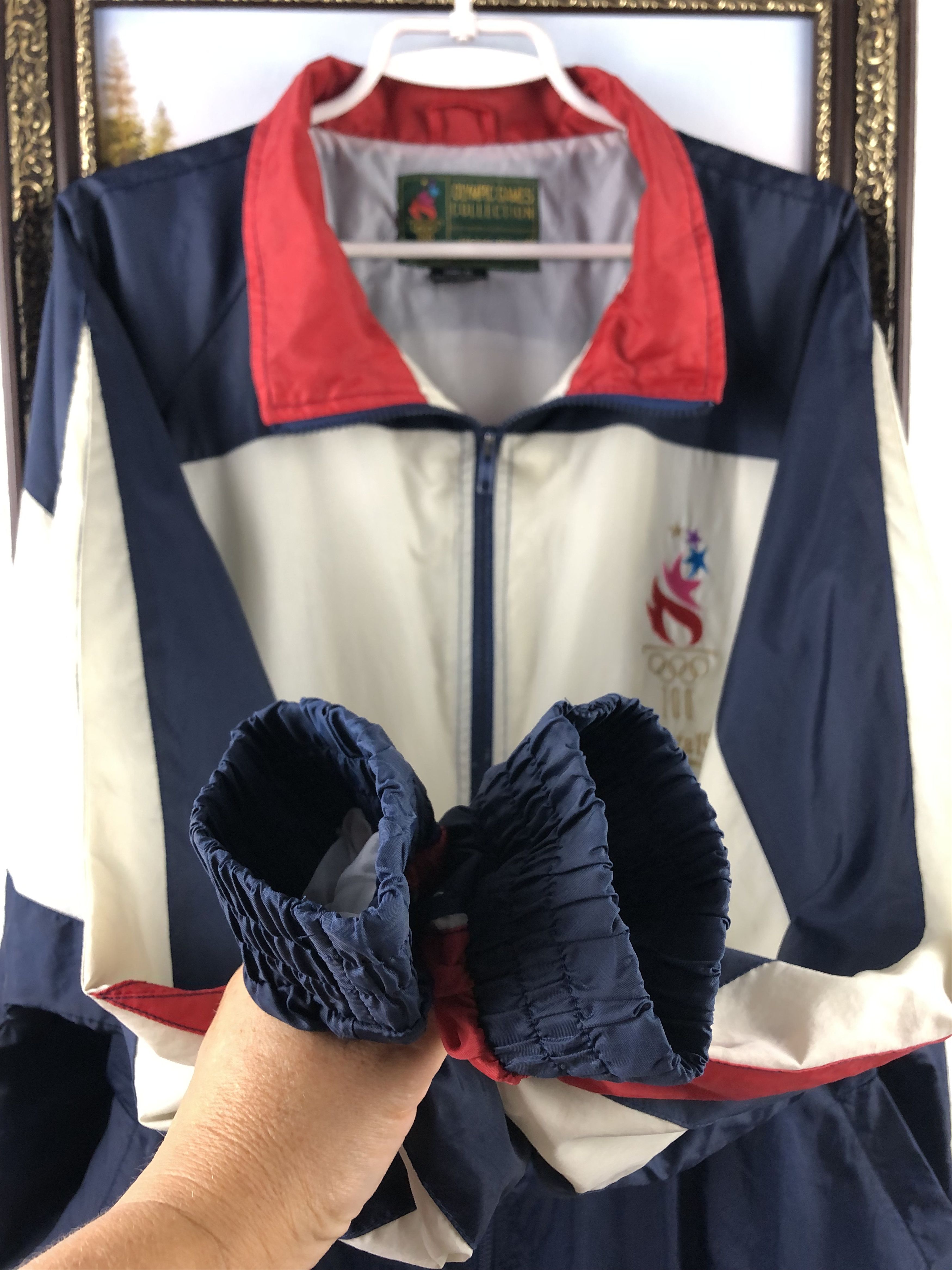 Vintage Vintage Atlanta 1996 USA Olympics Windbreaker Jacket Track Size US XL / EU 56 / 4 - 11 Thumbnail
