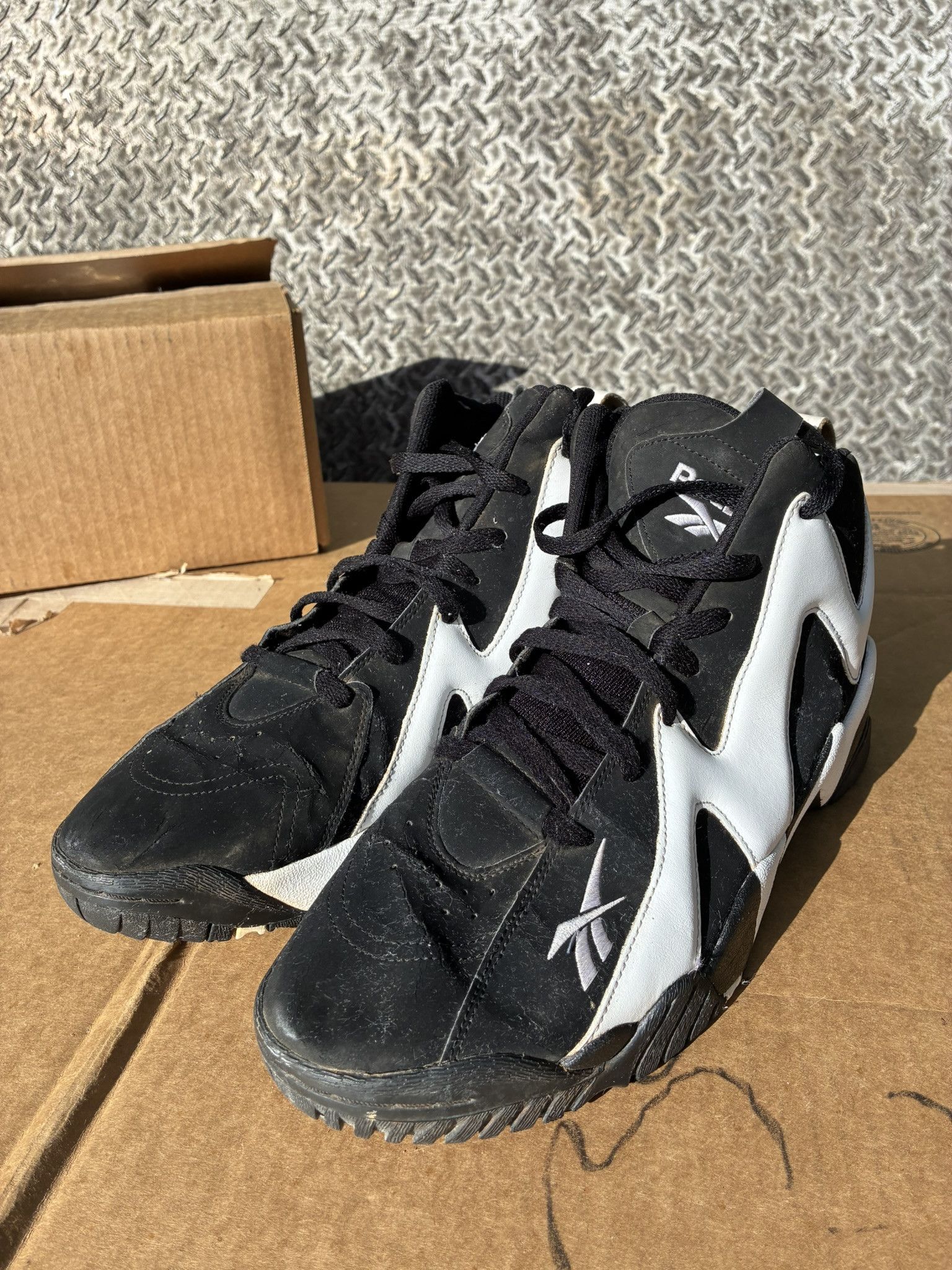Reebok Reebok Kamikaze I| 2 OG Retro V44405 Black White Men's 12 Size US 12 / EU 45 - 5 Thumbnail
