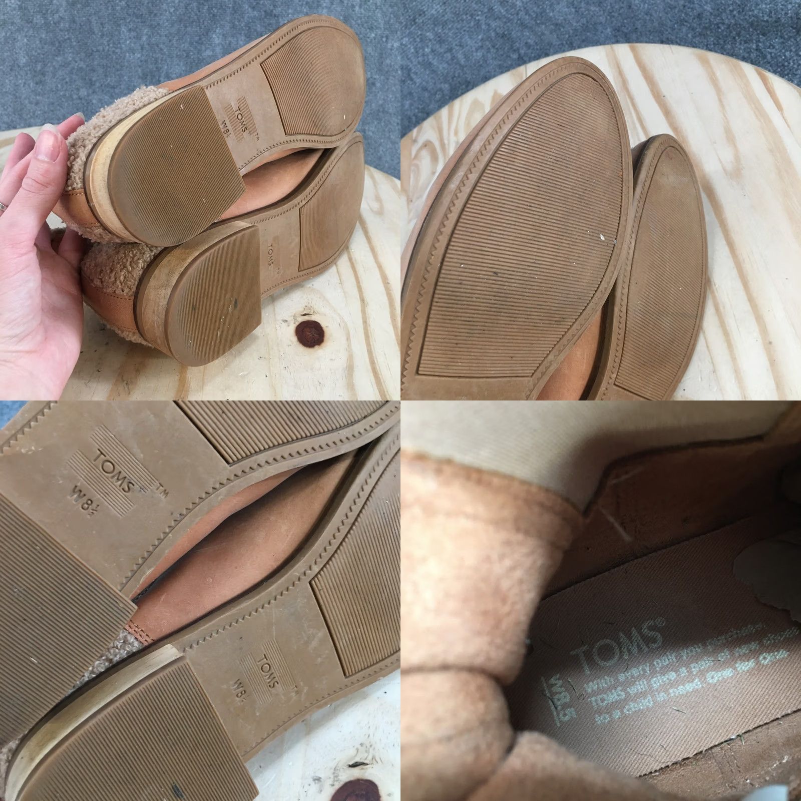 Toms TOMS Boots Womens 8.5 Ella Casual Pull On Chelsea Ankle Bootie Brown Leather Boots Ella 8.5 Womens Brown Leather Casual Chelsea Bootie Size US 9 / IT 39 - 9 Thumbnail