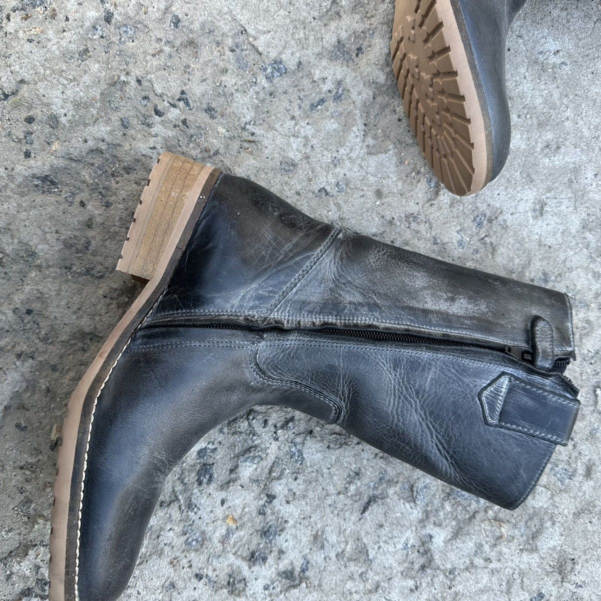 Leather Vintage Women’s Leather Boots HIP Y2K 00s USA Size 37 Size US 7 / IT 37 - 9 Thumbnail