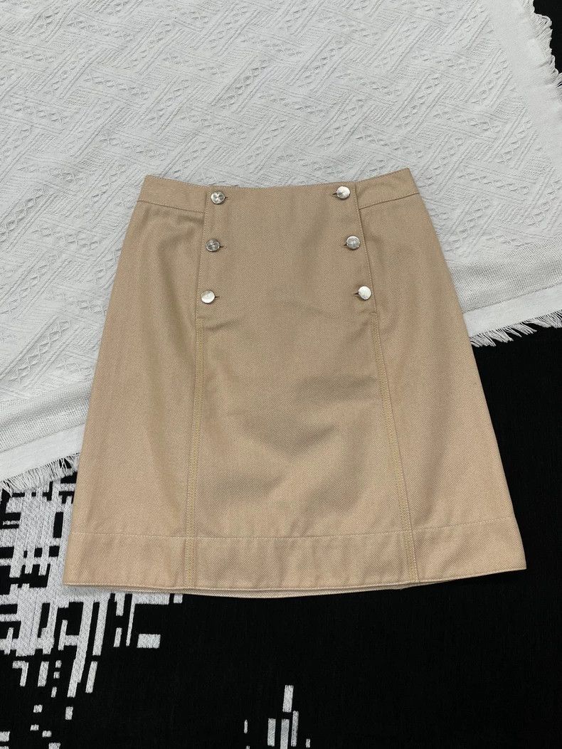 Hermes Hermes Double-Breasted Short Skirt Size US 36 / EU 52 - 1 Thumbnail
