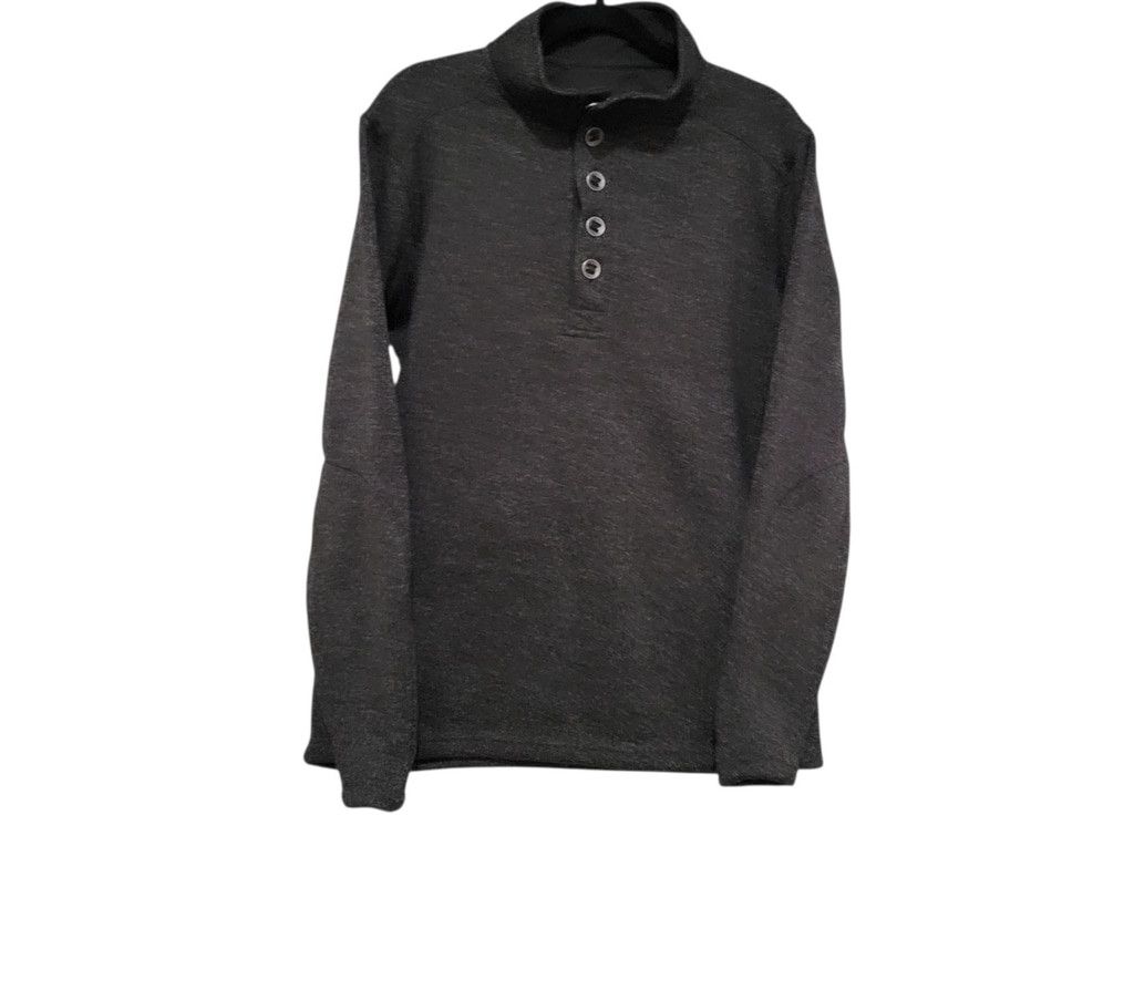 Redhead RedHead Men's Brown Sweater Henley Heathered Jacket Large Size US L / EU 52-54 / 3 - 5 Thumbnail