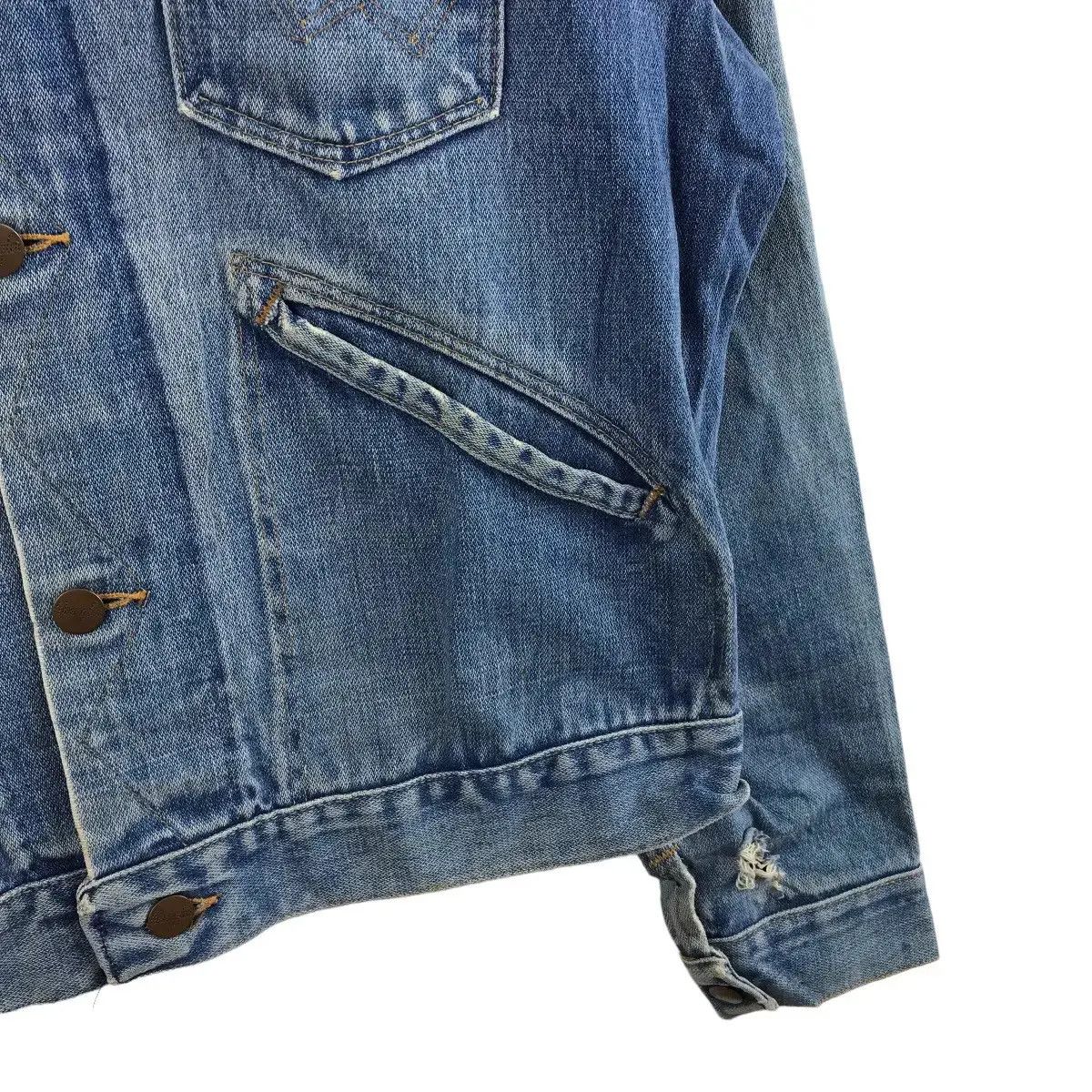 Wrangler Vintage WRANGLER SANFORIZED BLUE BELL Denim Jeans Jacket Size US M / EU 48-50 / 2 - 6 Thumbnail