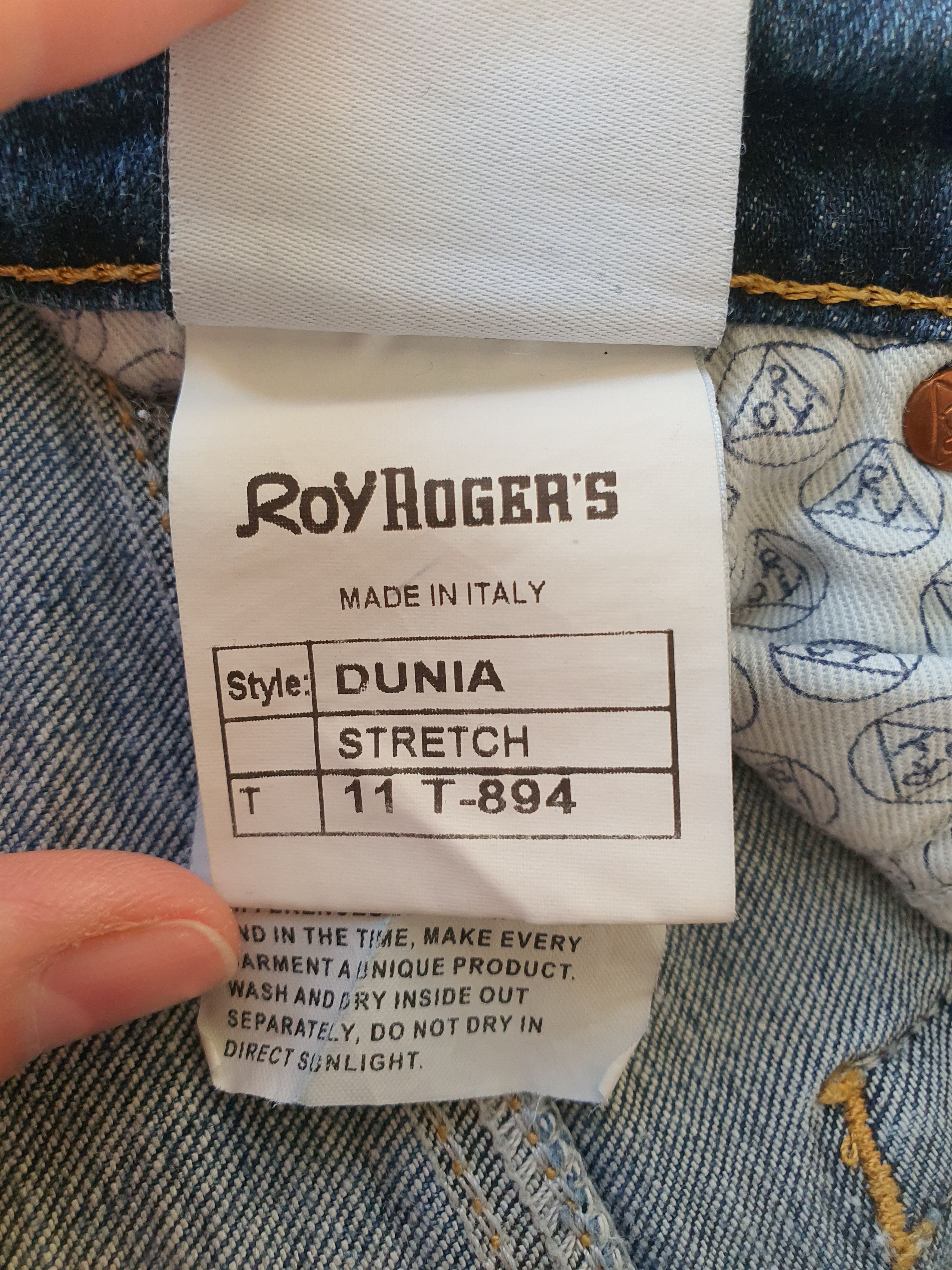 Roy Denim Roy Rogers Slim Fit Jeans - Mod: DUNIA STRETCH (T-894) Size 26" / US 2 / IT 38 - 7 Thumbnail