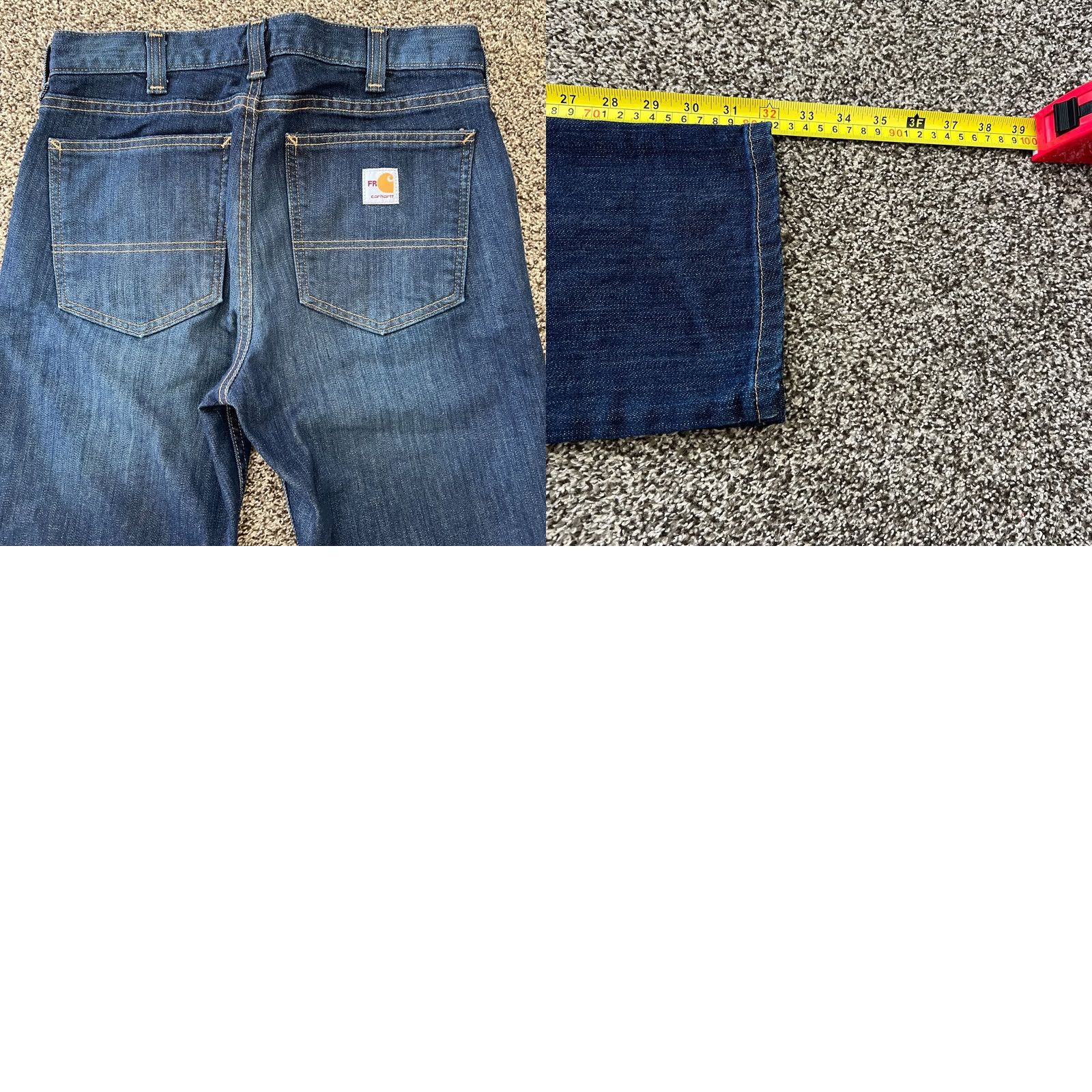 Carhartt Carhartt Flame Resistant Rugged Flex Blue Jeans Relaxed Fit 32x32 Workwear Size US 32 / EU 48 - 9 Thumbnail