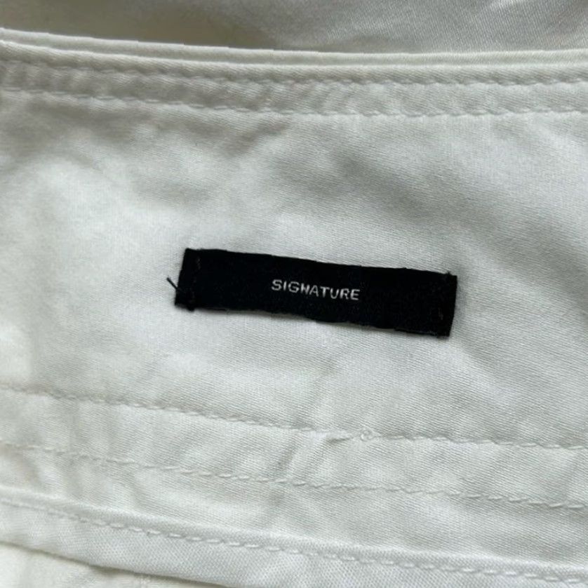 Talbots Talbots Womens Pants White High Rise Signature Zip Cargo Pockets Stretch 10 Size 24" / US 00 / IT 34 - 5 Thumbnail