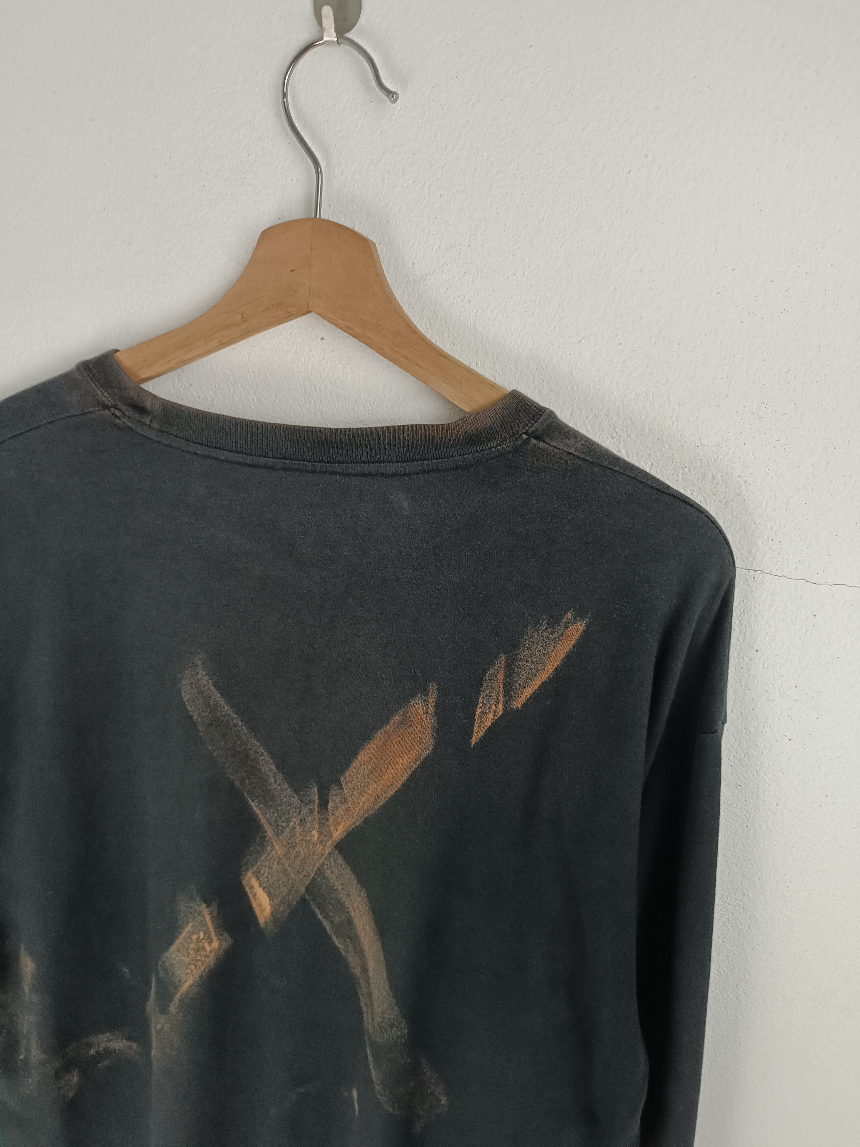 Vintage THRASHED FADED VINTAGE ACID WASH ART FUNNY HUMOUR CRAZY Size US L / EU 52-54 / 3 - 16 Thumbnail