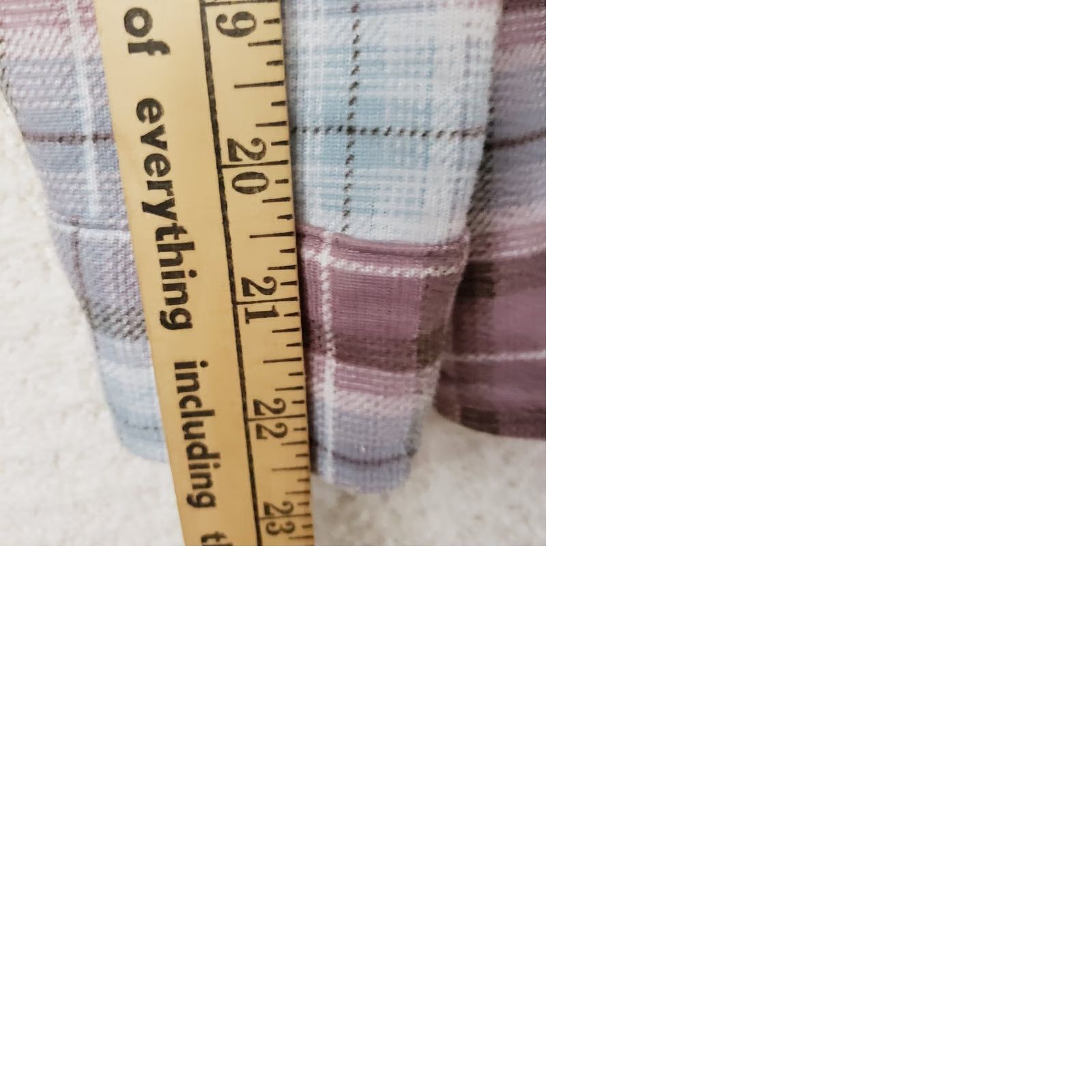 Vintage Eden & Olivia Women's M Pink Hooded Shirt Flannel Plaid Button Front Sherpa Lined Casual Size M / US 6-8 / IT 42-44 - 10 Thumbnail