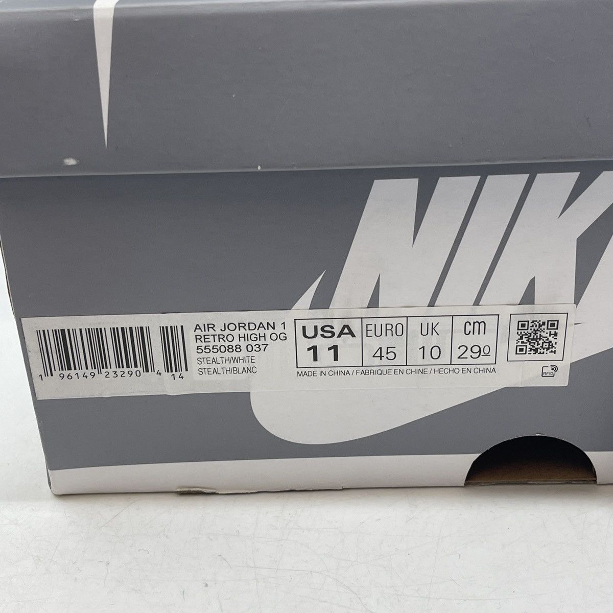 Jordan Brand Air Jordan 1 high stealth Size US 11 / EU 44 - 9 Thumbnail