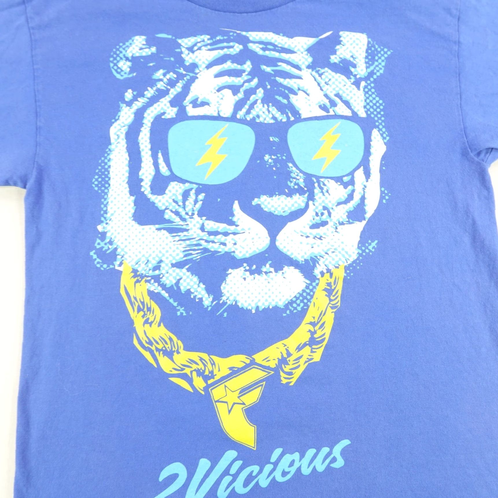 Vintage VINTAGE Famous Stars & Straps T-Shirt Mens Medium Blue Graphic Print 90s Outdoor Casual Size US M / EU 48-50 / 2 - 3 Thumbnail