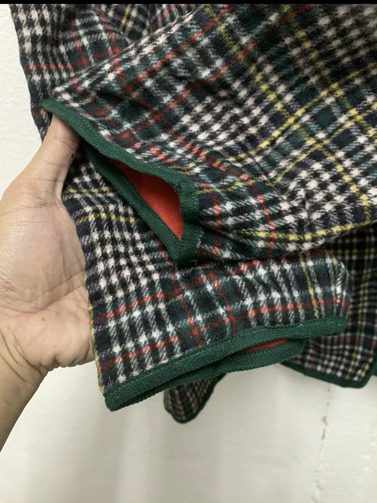Japanese Brand × Vintage Double breasted tartan checked jacket Size L / US 10 / IT 46 - 5 Thumbnail