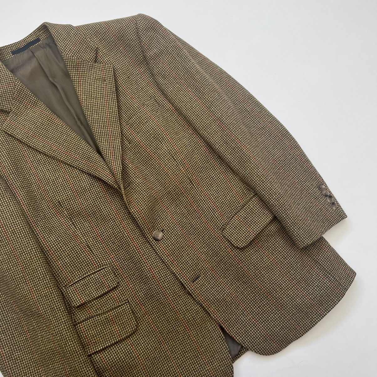 Burberry Vintage Burberry wool/cashmere checked blazer jacket Size 38S - 2 Thumbnail