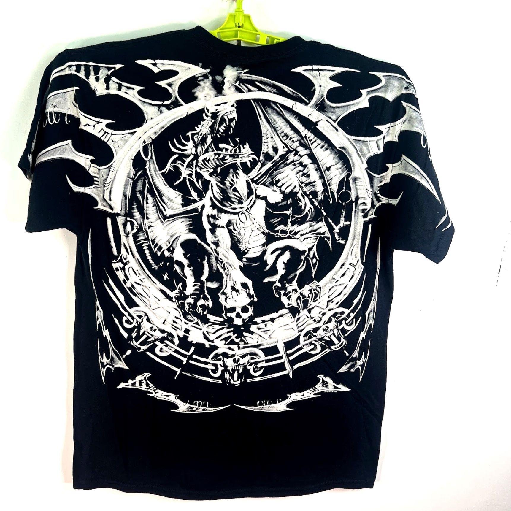 Liquid Blue Liquid Blue Men’s T-Shirt L Black Skull Dragon Graphic 2000s Y2K Limited Edition Size US L / EU 52-54 / 3 - 7 Thumbnail