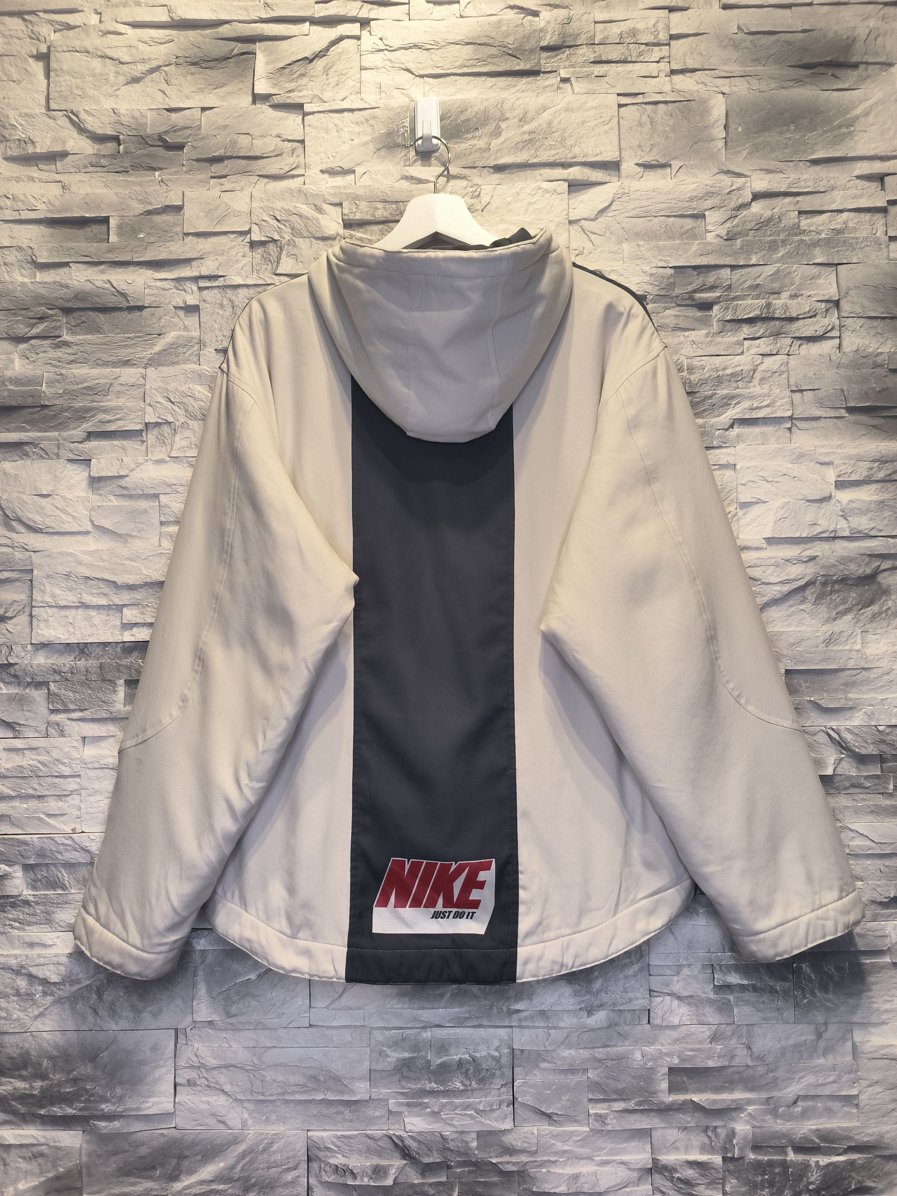Nike × Vintage Vintage Nike Anorak Jacket Fleece Logo Center Swoosh Size US S / EU 44-46 / 1 - 2 Thumbnail
