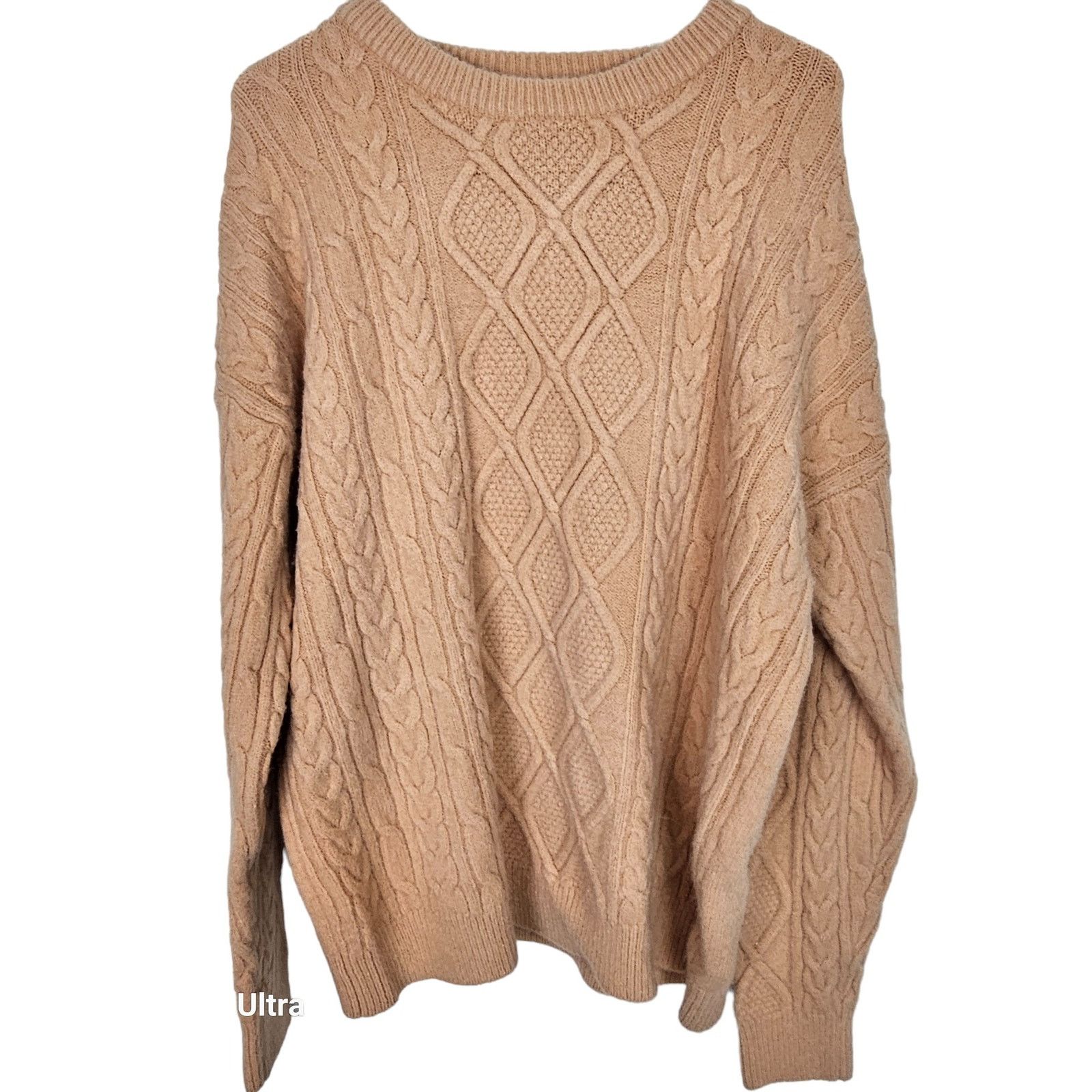 Eden Park Aelfric Eden Womens Cable Knit Fisherman Sweater M Cabincore Size M / US 6-8 / IT 42-44 - 1 Thumbnail