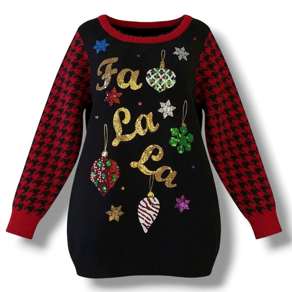 Other United States Sweaters sequined Ugly Christmas sweater Size XL / US 12-14 / IT 48-50 - 1 Thumbnail
