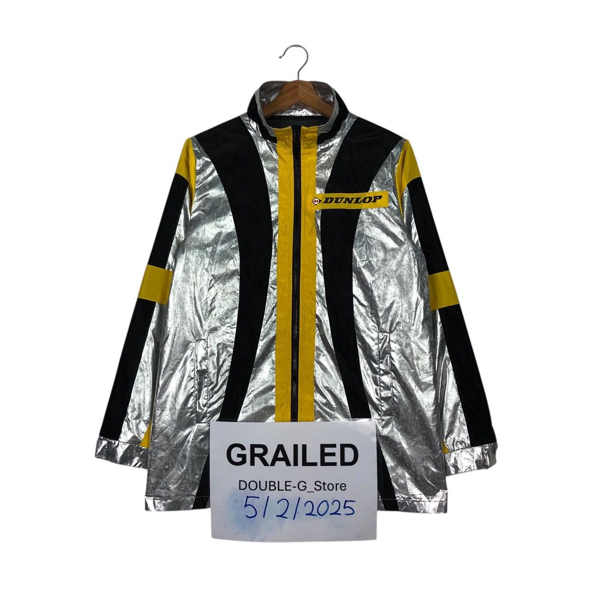 Japanese Brand 📌Tokyo Motor Show 2019 Dunlop Biker Jacket Big Logo Size US M / EU 48-50 / 2 - 1 Thumbnail