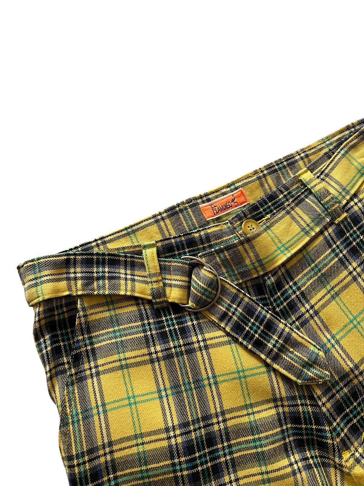 Seditionaries 1990s El Flamingo 🎌 Tartan Bondage Shorts Size US 34 / EU 50 - 3 Thumbnail
