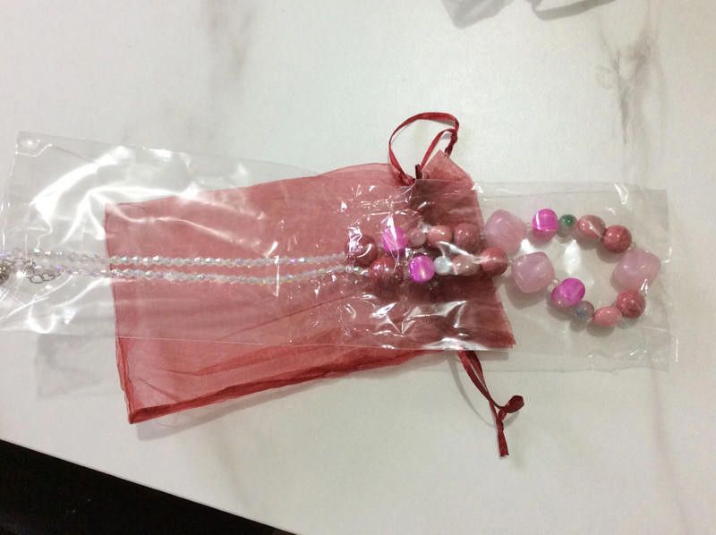 Designer lovely Gift for Women's beads pink Necklace Size ONE SIZE - 4 Thumbnail