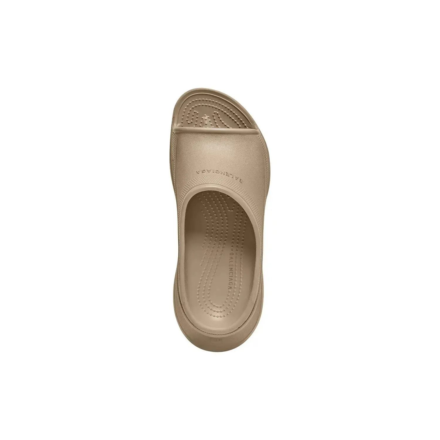 Balenciaga × Crocs o1la1rc1a0425 Pool Crocs™ Slides Sandals in Beige Size US 13 / EU 46 - 4 Thumbnail