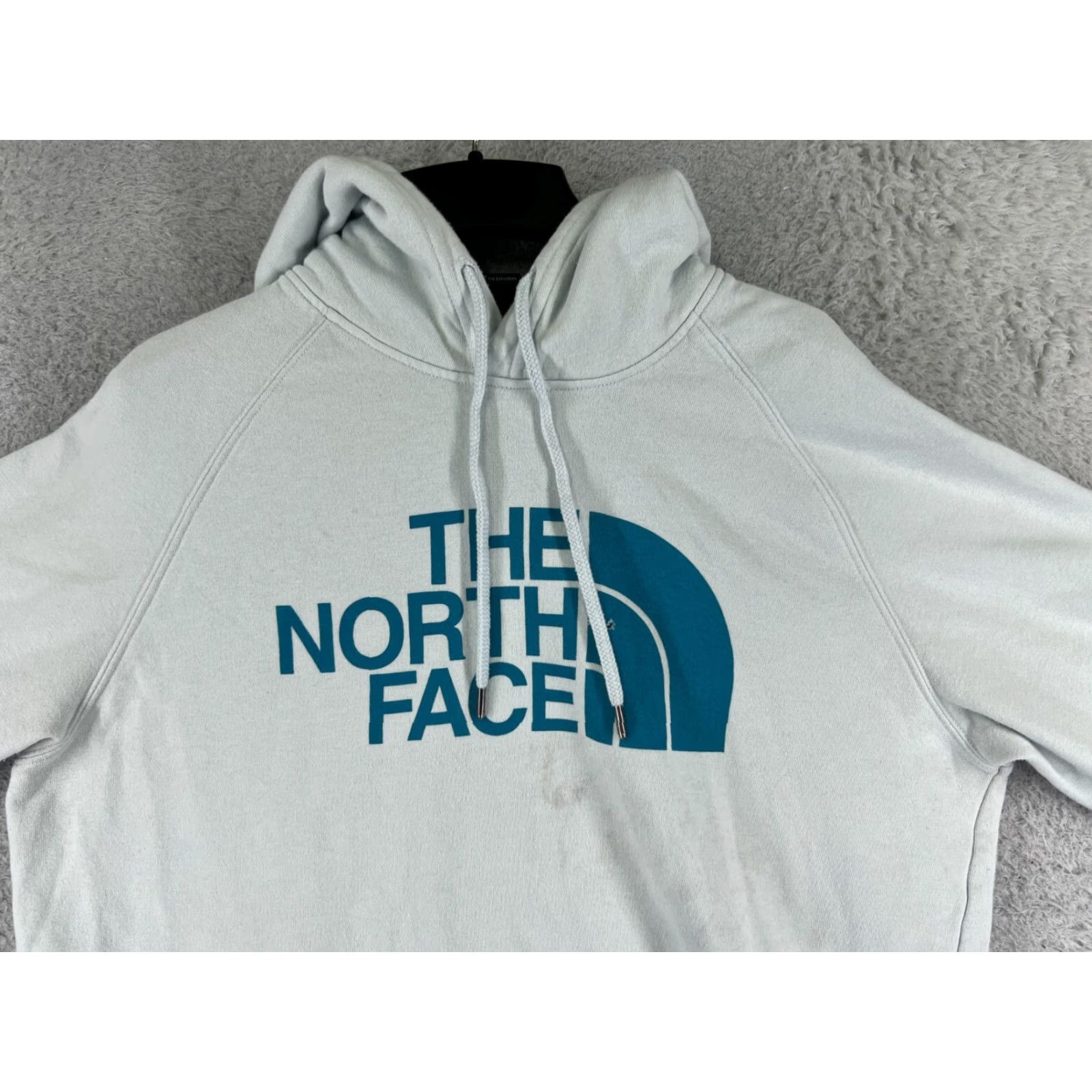 The North Face VINTAGE - The North Face Hoodie - Sweatshirt (Womens) - Large - Green - Logo - Pocket - Pullover - Cotton Blend - Regular Fit - All Seasons - Womens Size L / US 10 / IT 46 - 4 Thumbnail