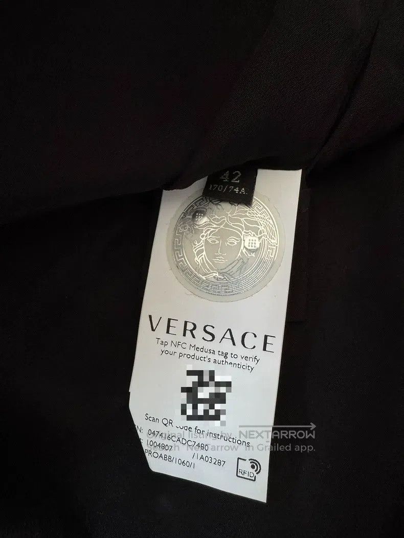 Versace Versace Co-branded letter-stitched denim skirt Size S / US 4 / IT 40 - 4 Thumbnail