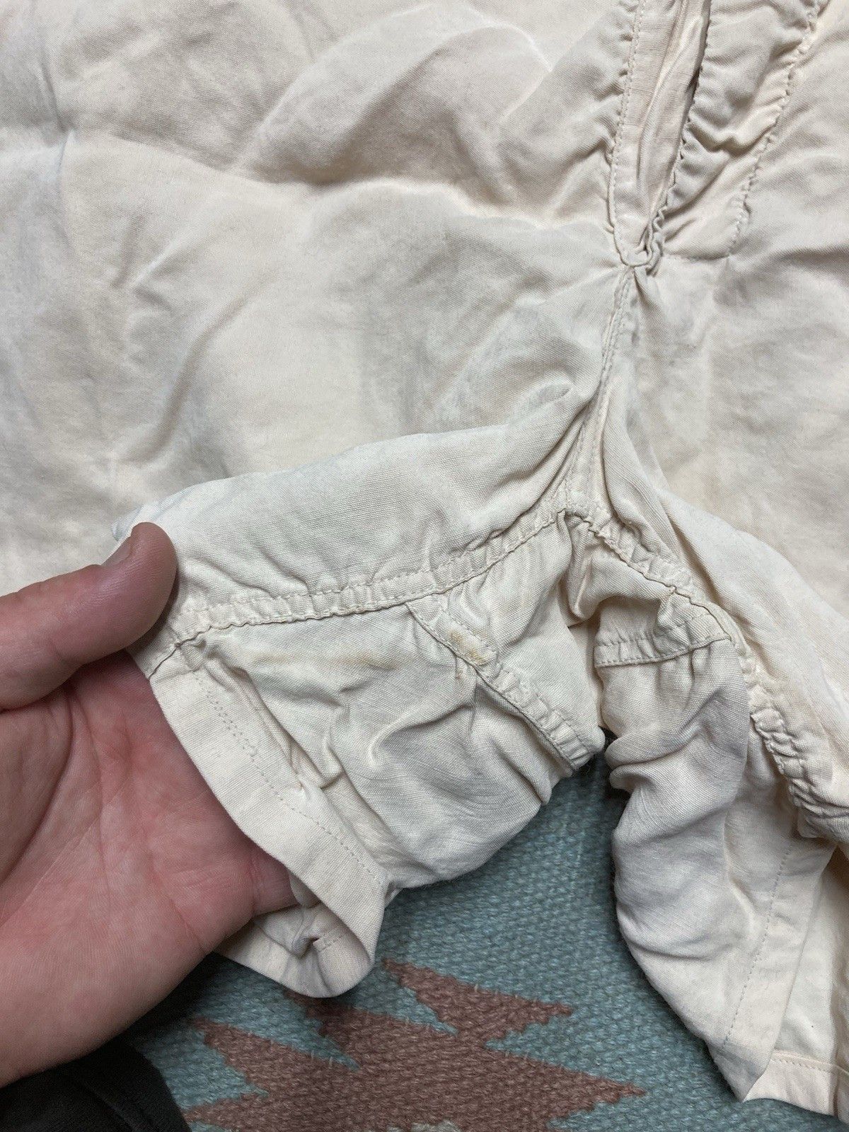 Vintage 1940s reliance MFG no tare boxer shorts rayon gym WWII 31 Size US 31 - 2 Thumbnail