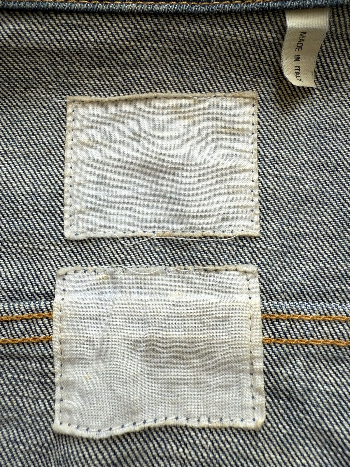 Helmut Lang Vintage 1998 HELMUT LANG Indigo Denim Jacket Size US S / EU 44-46 / 1 - 7 Thumbnail