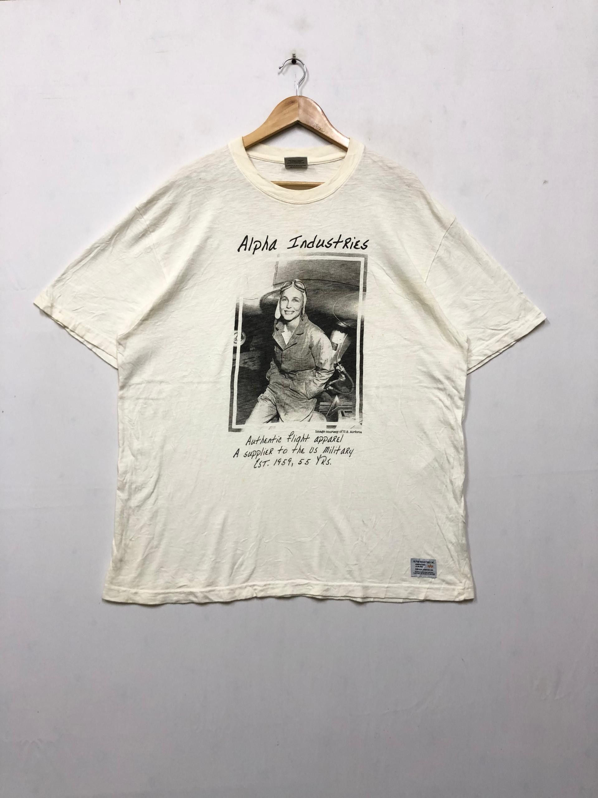 Alpha Industries × Vintage ALPHA INDUSTRIE RETRO PICTURE Size US XXL / EU 58 / 5 - 1 Thumbnail