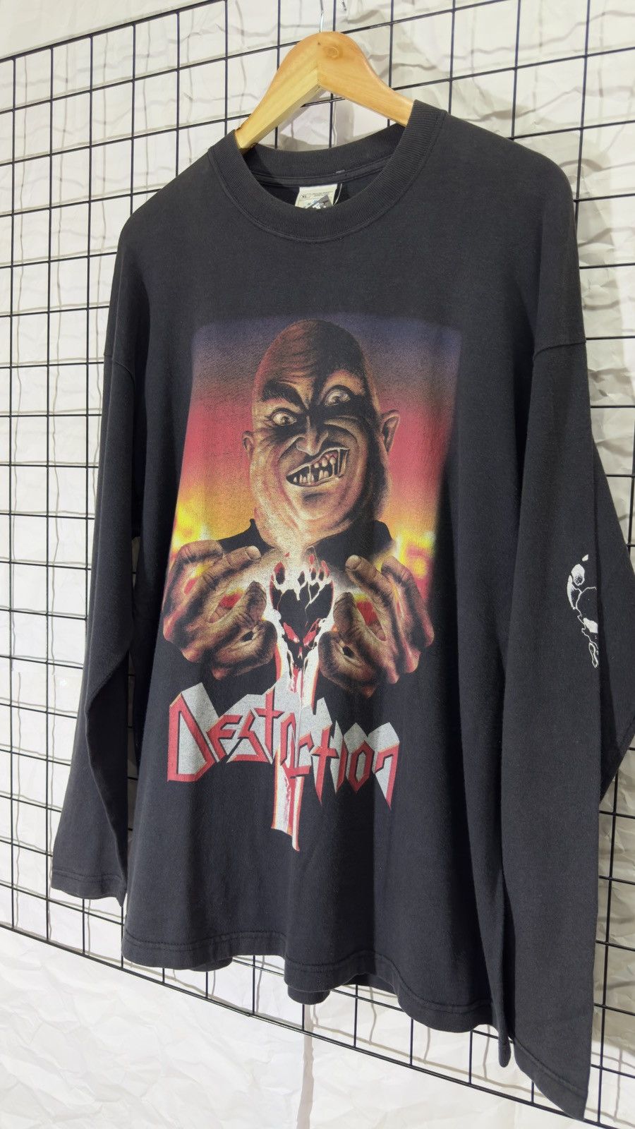 Band Tees Vintage 1999 destruction tour metal band tee shirt Size US XL / EU 56 / 4 - 5 Thumbnail