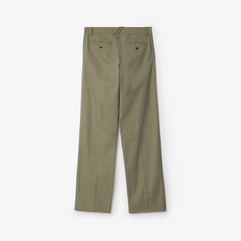Burberry o1w1db10326 Cotton Chinos Pants in Green Size US 36 / EU 52 - 4 Thumbnail