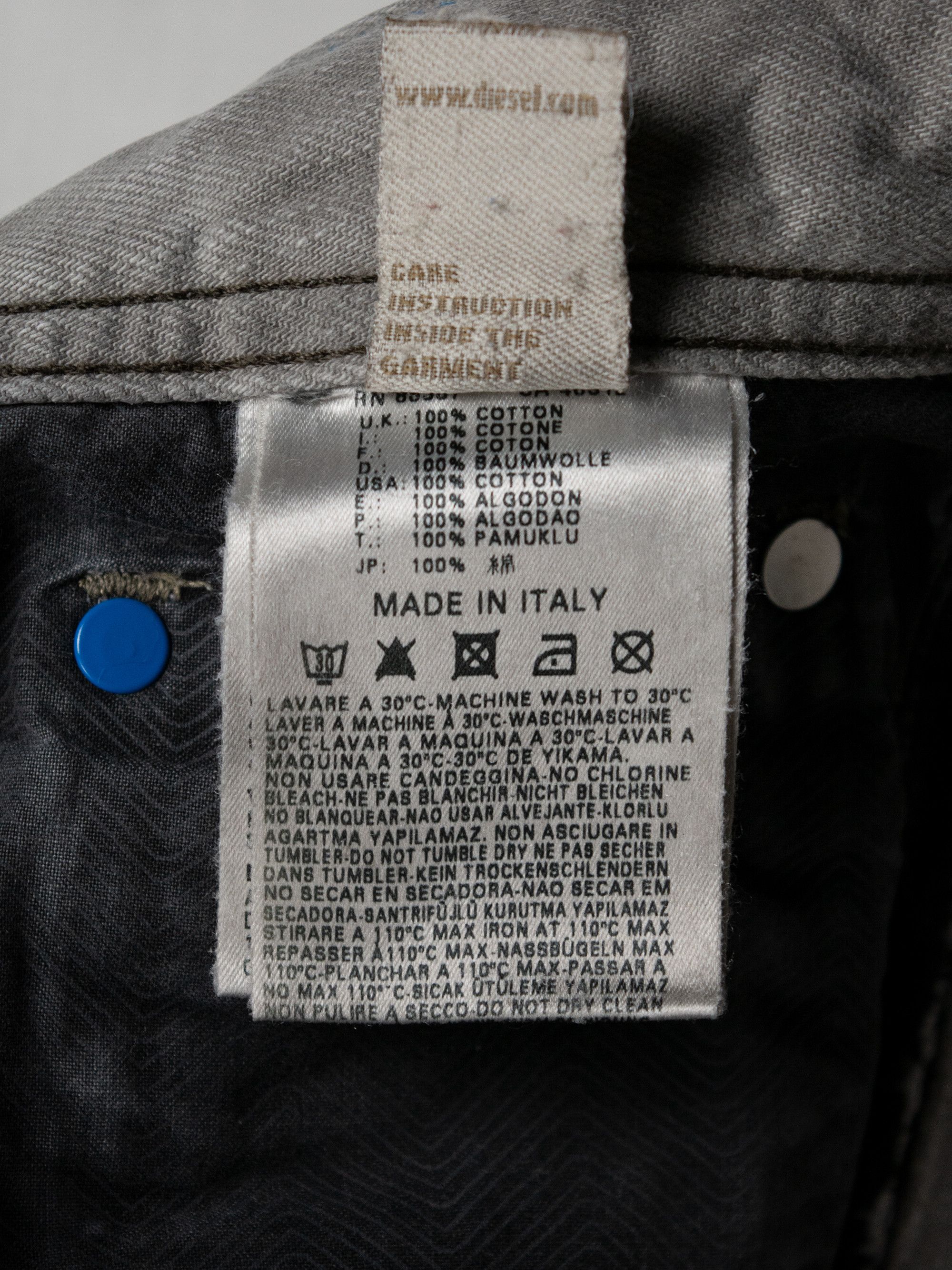 Adidas × Diesel Adidas X Diesel - 2008 - Adi-Thanaz low waist slim fit jeans Size US 30 / EU 46 - 12 Thumbnail