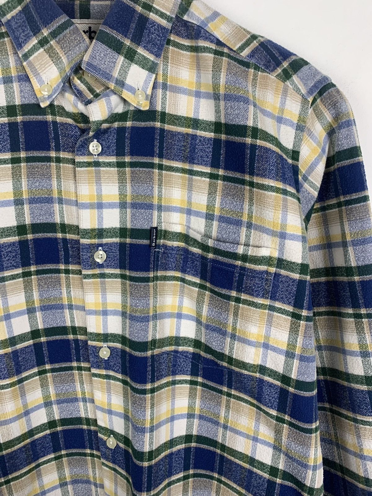 Barbour Barbour Buttons Ups Flannel Shirt Long Sleeve Mens Size M Size US S / EU 44-46 / 1 - 6 Thumbnail
