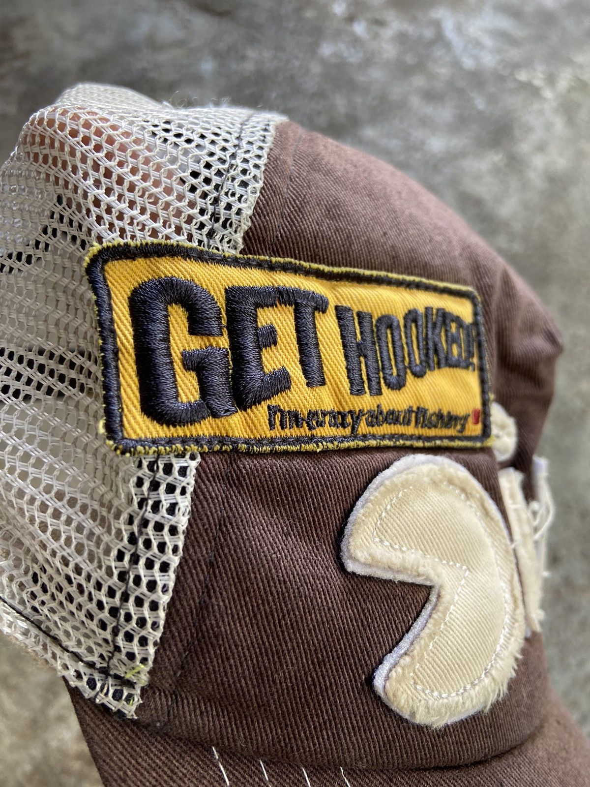 Japanese Brand GET HOOKED IM CRAZY ABOUT CAP Size ONE SIZE - 4 Thumbnail
