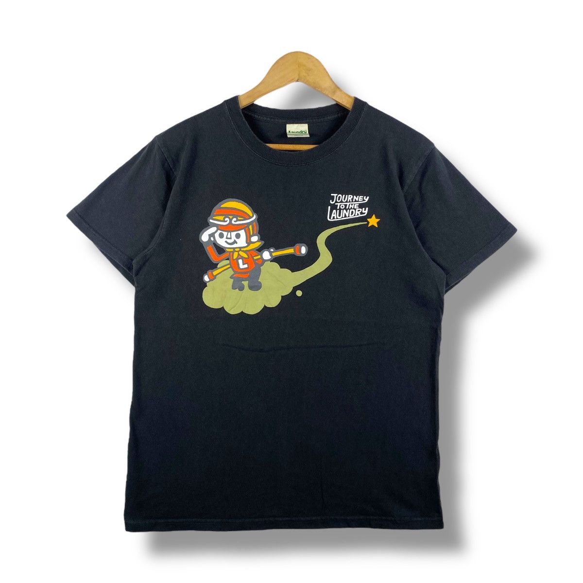 Japanese Brand Journey To The Laundry By LAUNDRY JAPAN Graphic Tee Shirt Size US M / EU 48-50 / 2 - 1 Thumbnail