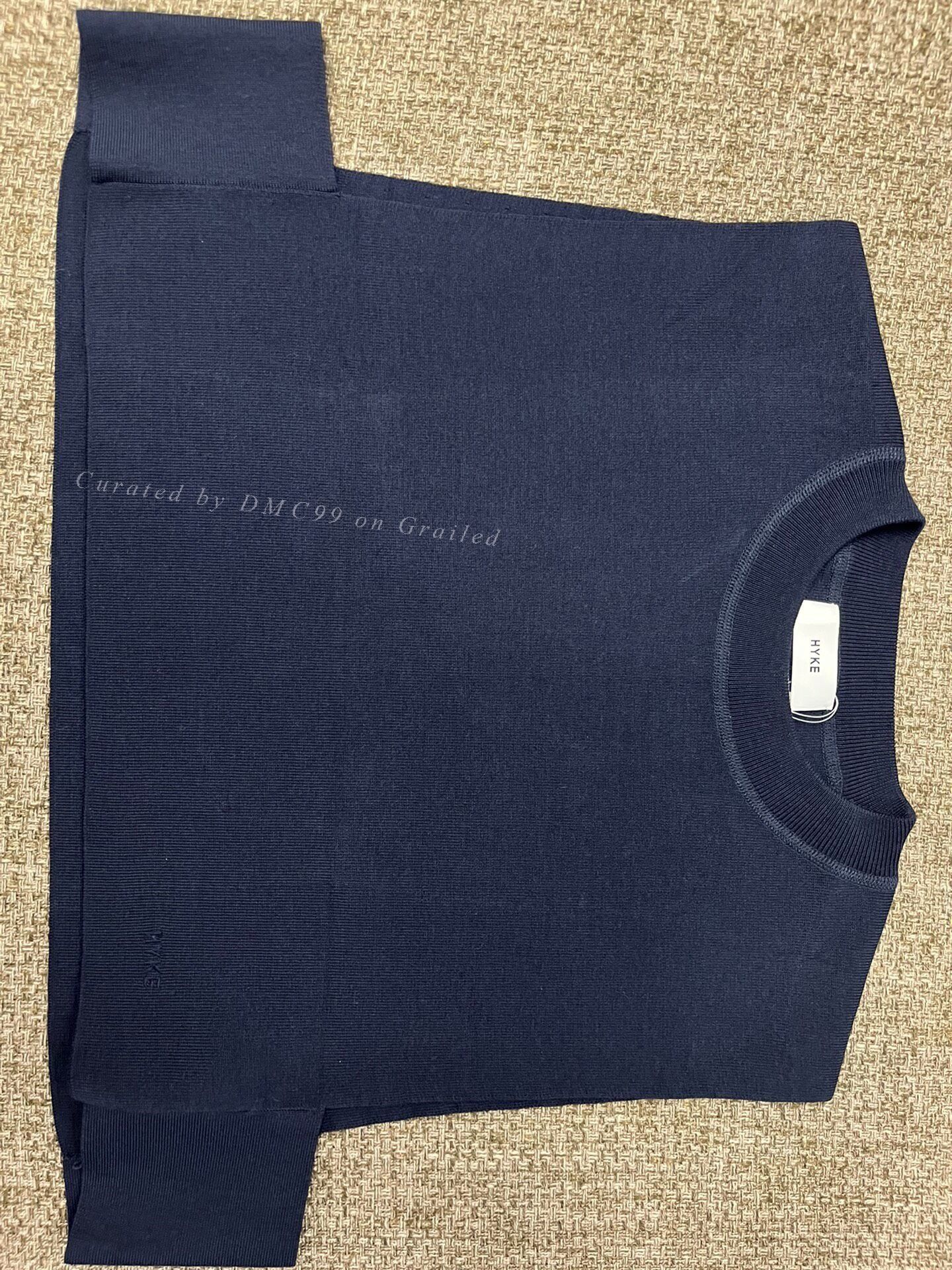 HYKE Hyke Silk Cotton Navy Vest Size M / US 6-8 / IT 42-44 - 1 Thumbnail