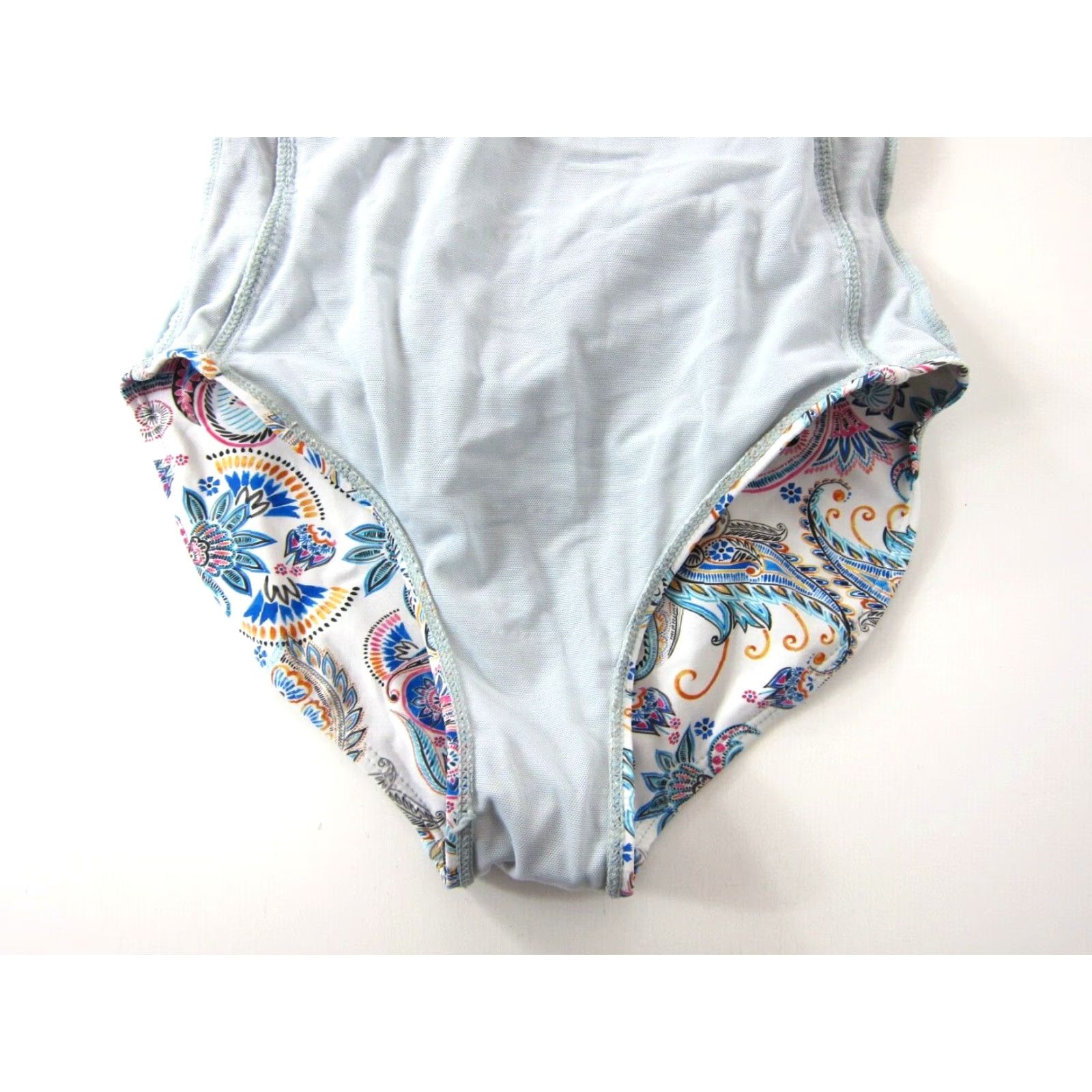 Vintage Nip Tuck Swim One Piece Paisley Floral Pink Slimming - Pink Blue Orange - 4 - Women - Swimsuit - Niptuck - Adult? Size ONE SIZE - 6 Thumbnail