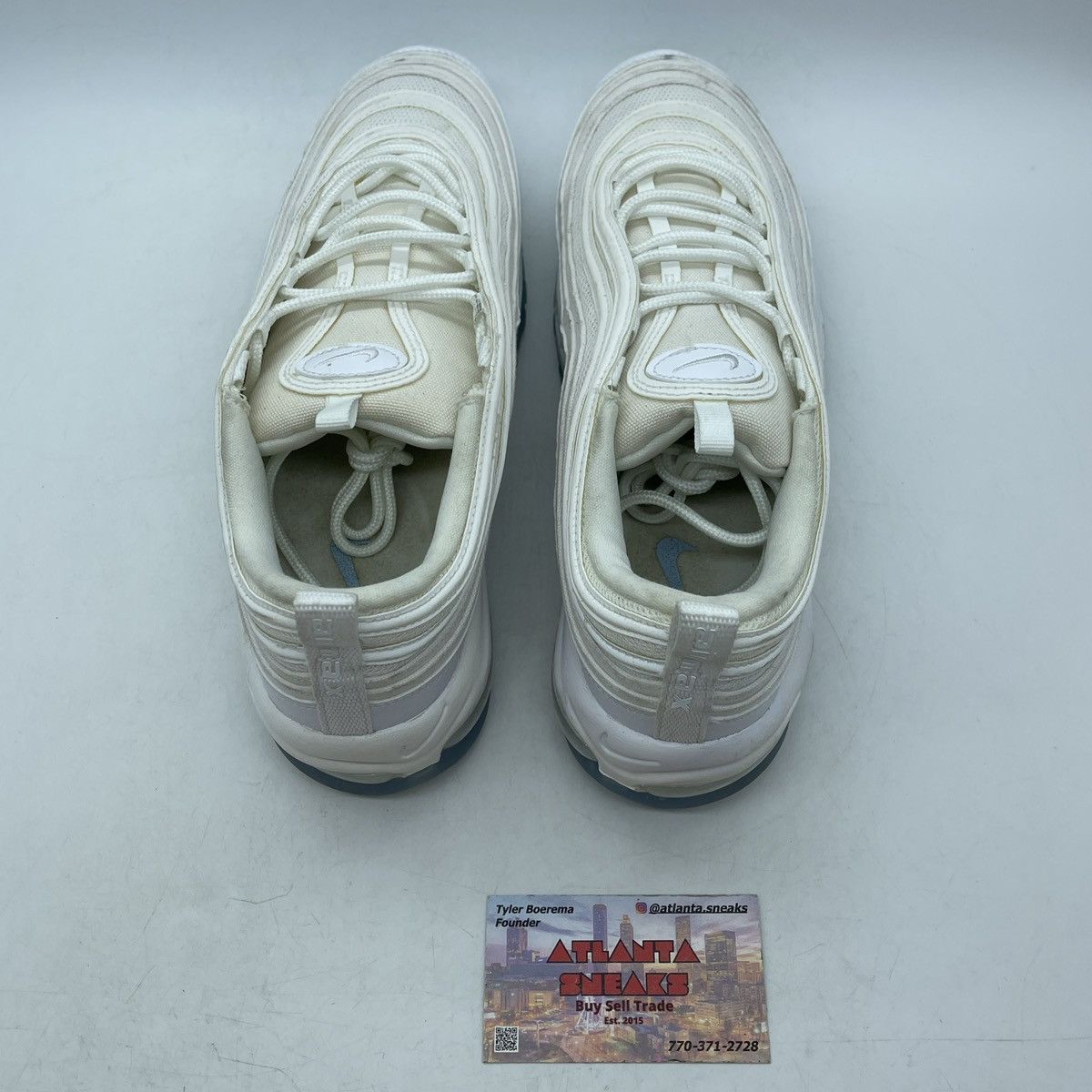 Nike Air max 97 white ice Size US 9.5 / EU 42-43 - 6 Thumbnail