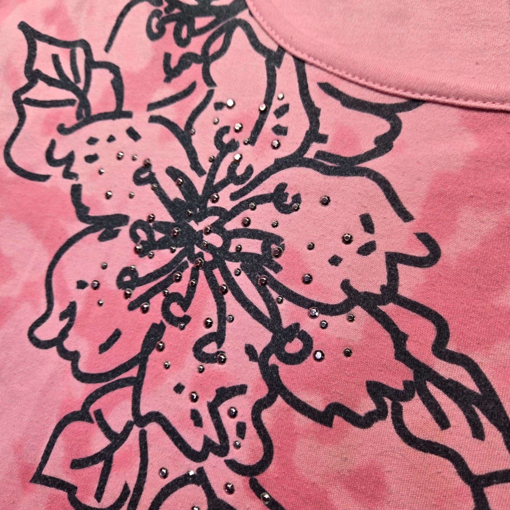 Pinko Southern Lady Shirt Womens T-Shirt Floral Pink Flowers Half Sleeve Large L Adult Size L / US 10 / IT 46 - 3 Thumbnail
