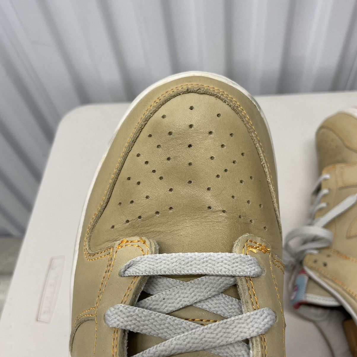 Nike Dunk Low EX Animizing Light Bone Sneakers 2007 Size US 12 / EU 45 - 9 Thumbnail