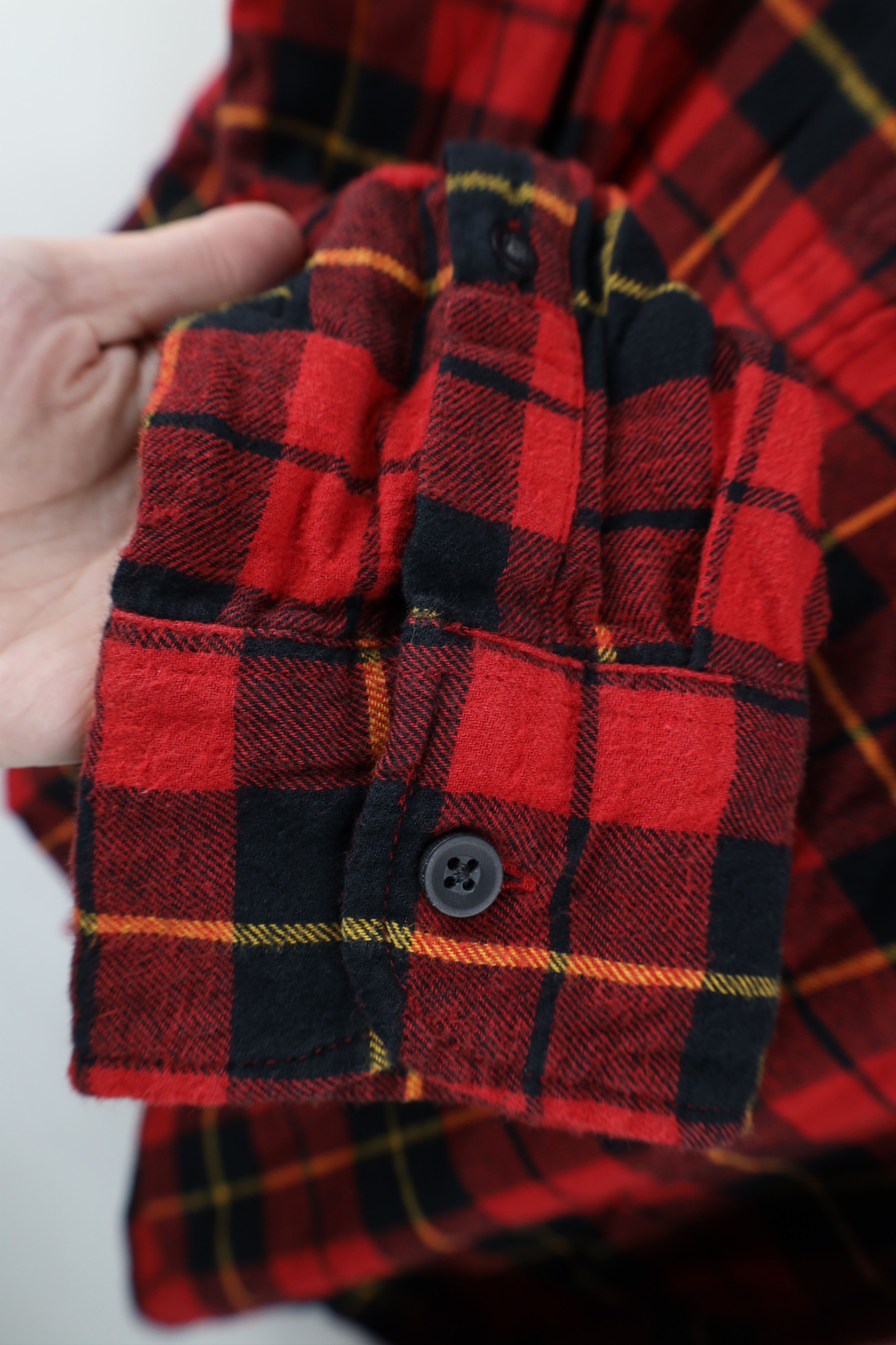 J.Crew Vintage Y2K J Crew Flannel Collared Button Shirt Red Plaid Size US L / EU 52-54 / 3 - 4 Thumbnail
