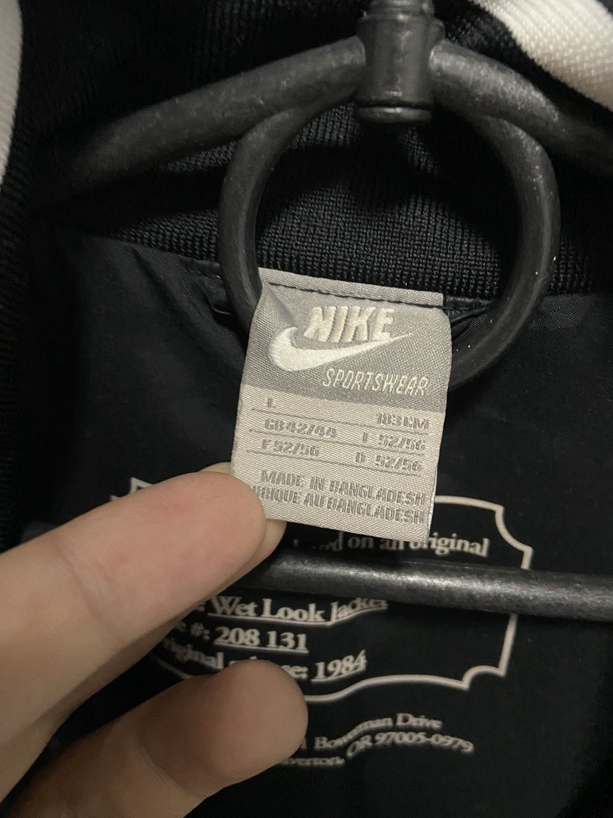 Nike × Vintage Nike Jacket Windbreaker Small Logo Nylon Zip Y2K Size US L / EU 52-54 / 3 - 7 Thumbnail