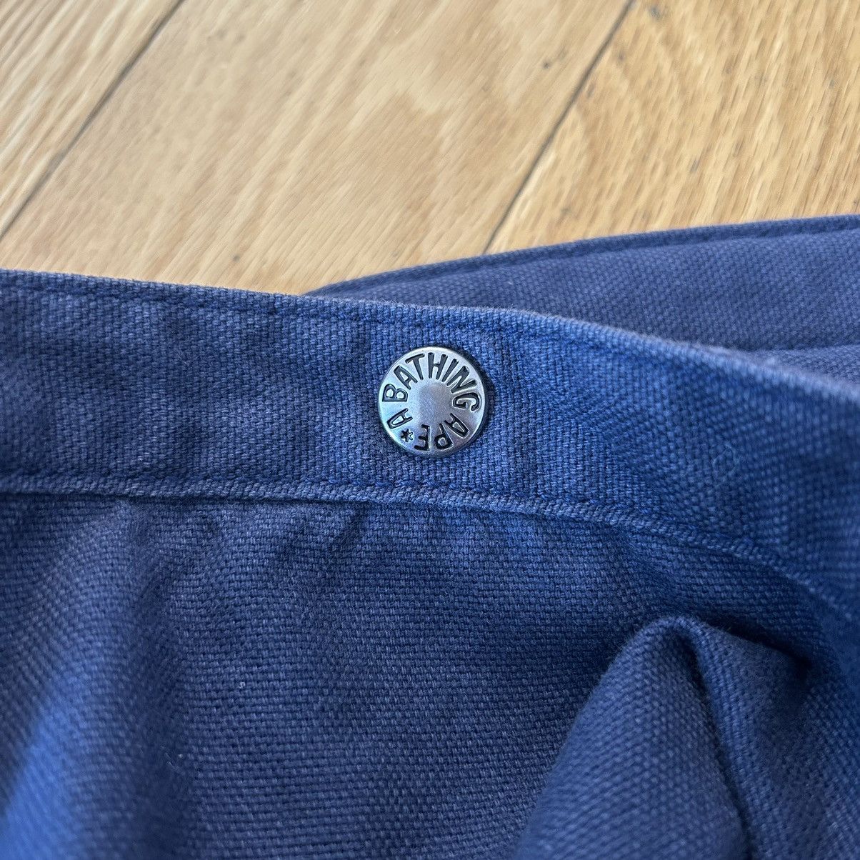 Bape Bape Cotton Messanger Bag STASH Logo Navy Size ONE SIZE - 5 Thumbnail