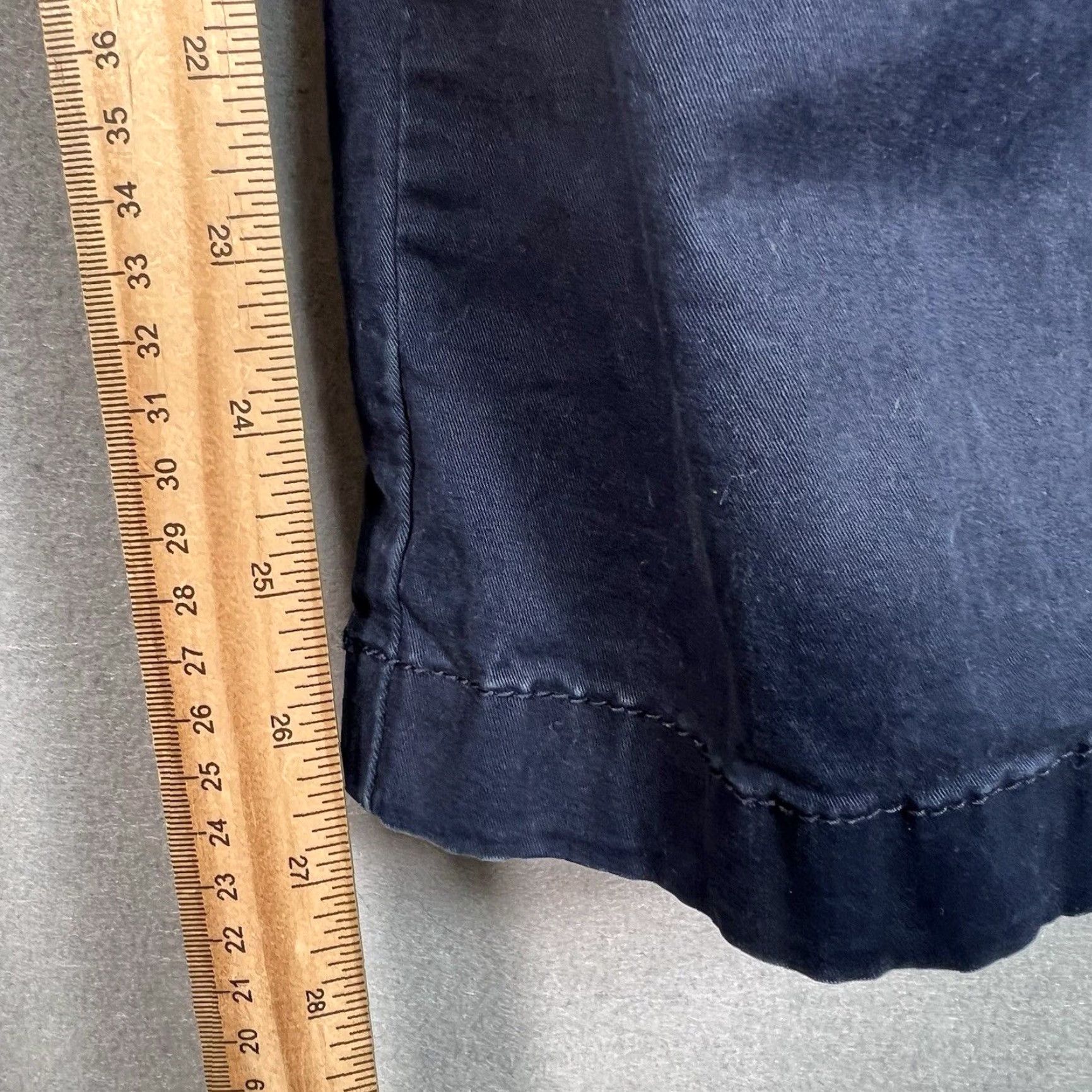 Tommy Hilfiger VINTAGE Tommy Hilfiger Pants Womens 10 Blue Ankle Slim Tapered Slacks Dress Size 32" / US 10 / IT 46 - 4 Thumbnail