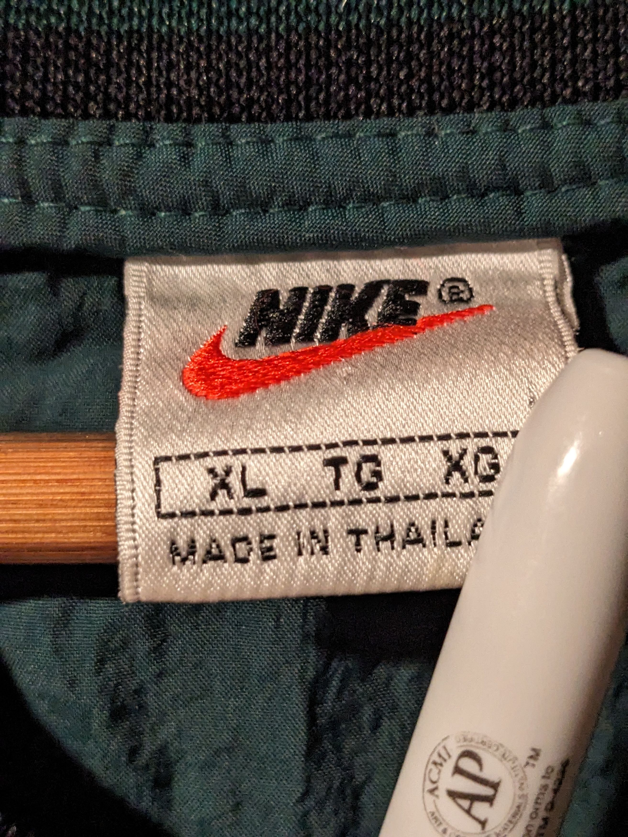 Nike × Vintage Vintage 90s Nike Mini Swoosh Essential X-Large Windbreaker Size US XL / EU 56 / 4 - 3 Thumbnail