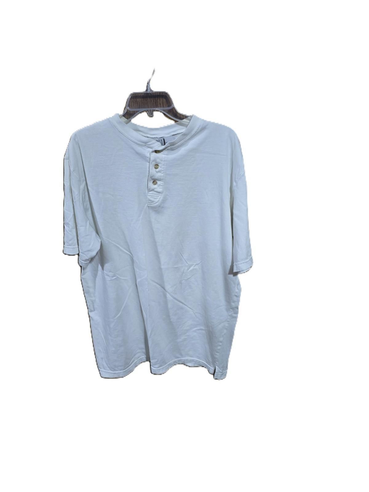 Other Corner Stone White Polo Top Size LT Size US L / EU 52-54 / 3 - 1 Thumbnail
